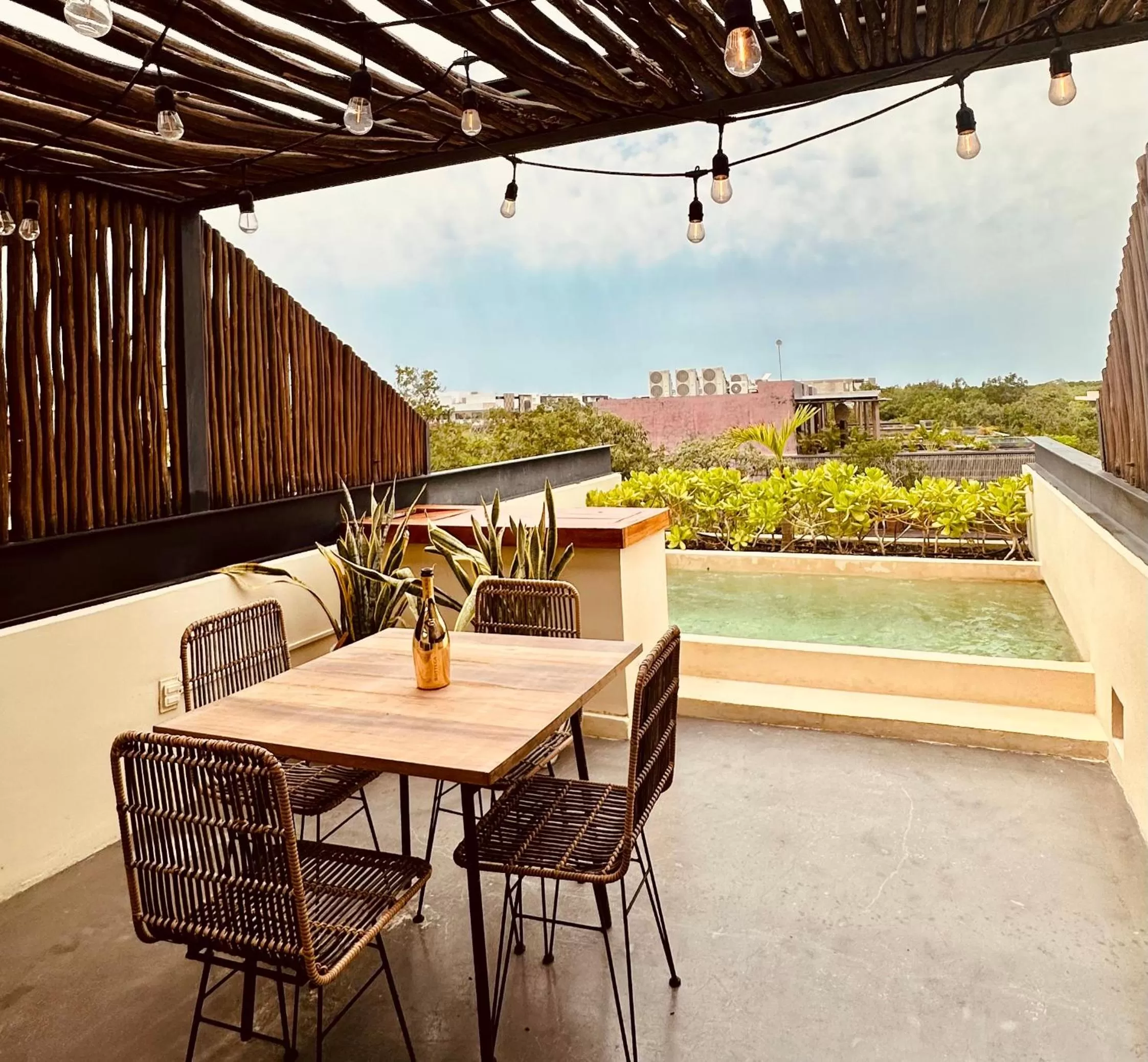 Swimming pool in Kuukum Tulum Hotel