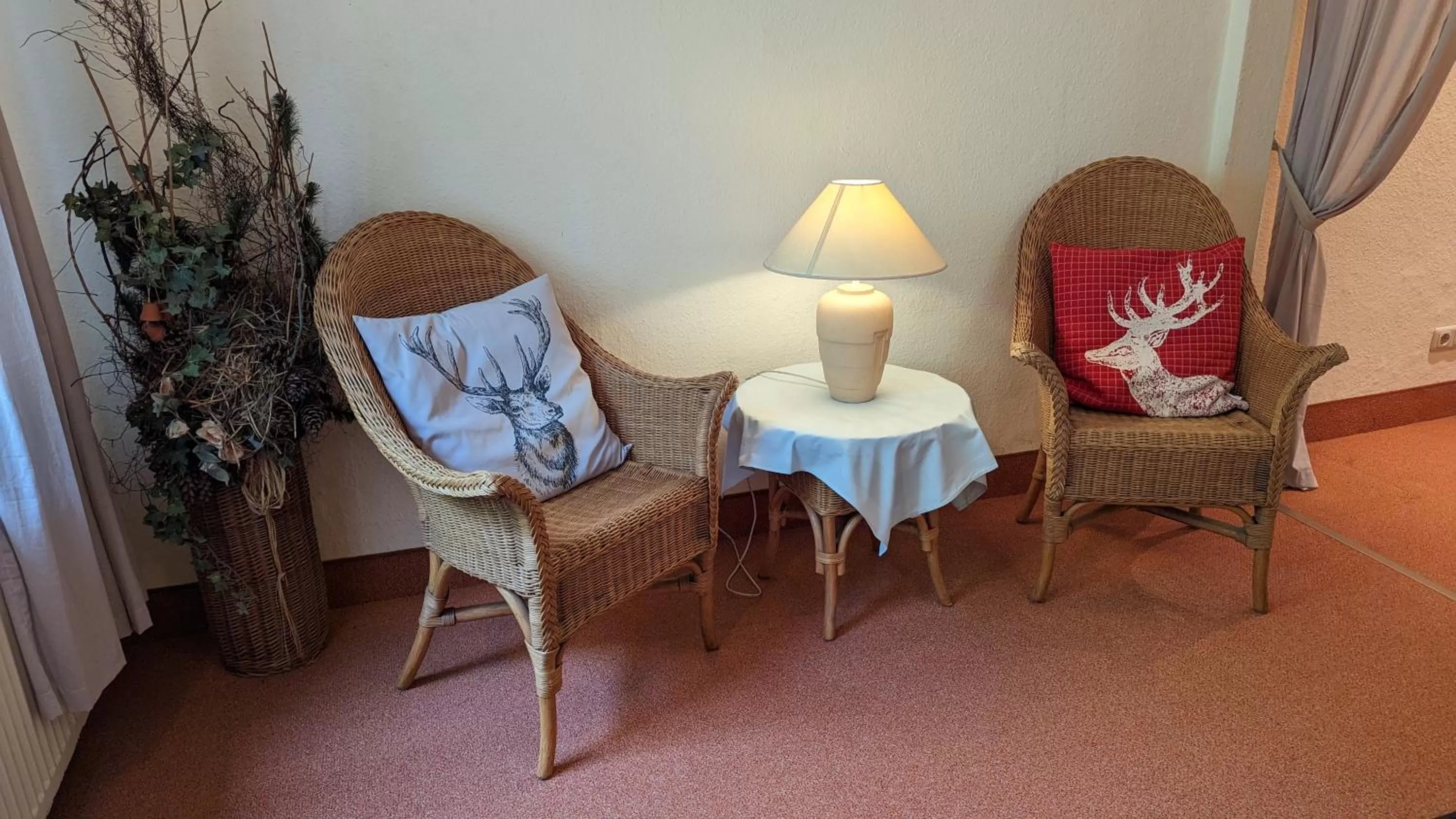 Seating area in Naturhotel Forsthaus