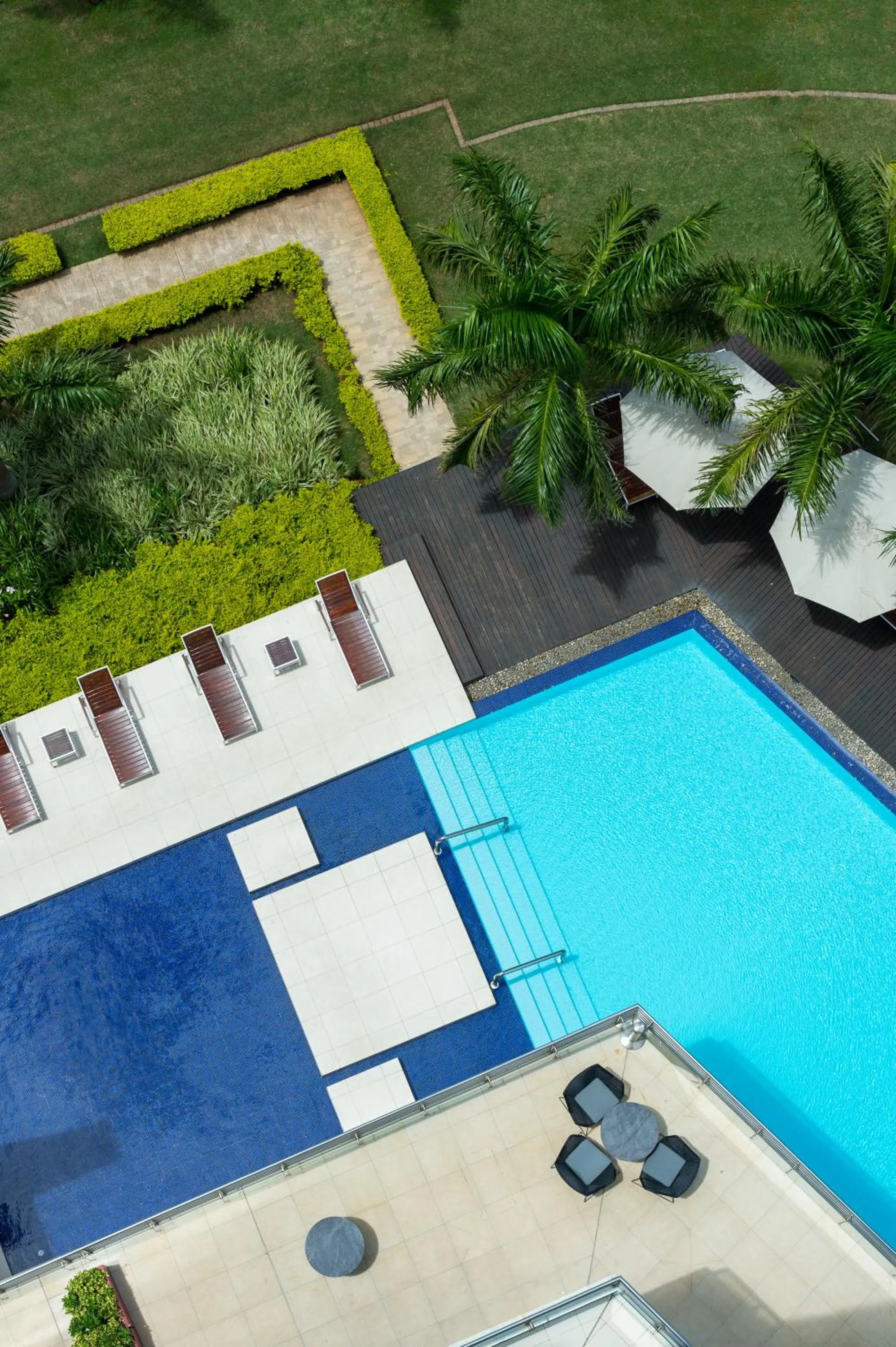 Pool view in Radisson Blu Hotel & Residence Maputo