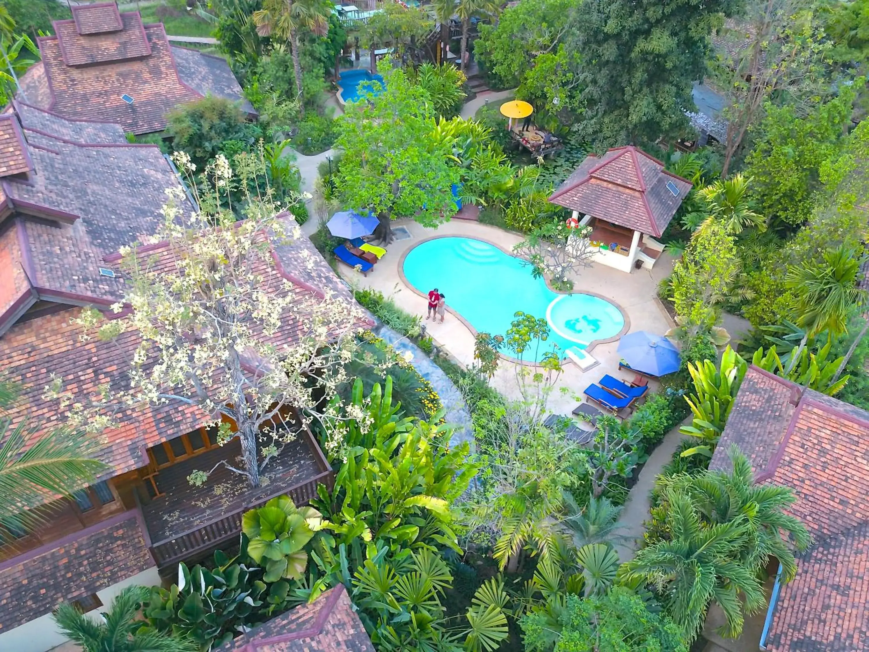 Property building, Bird's-eye View in Oriental Siam Resort