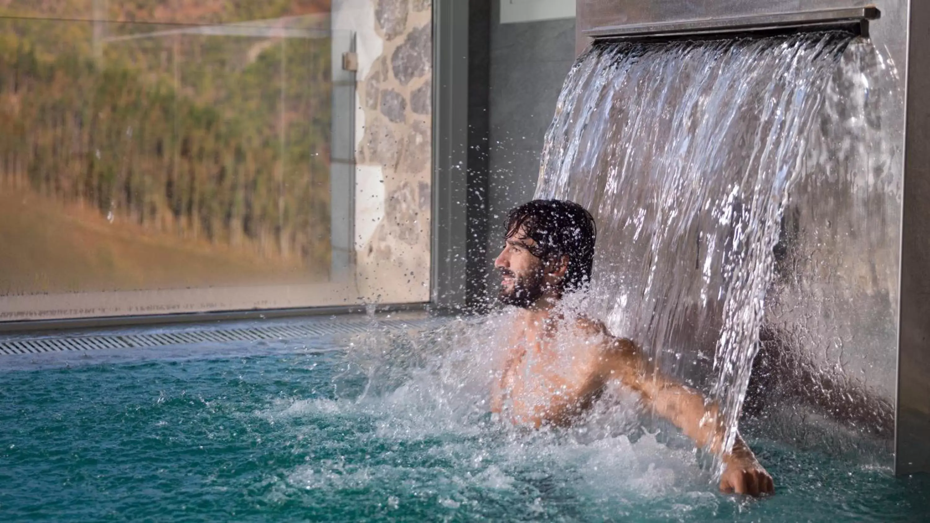 Sauna, Swimming Pool in Arantza Hotela- Adults Only