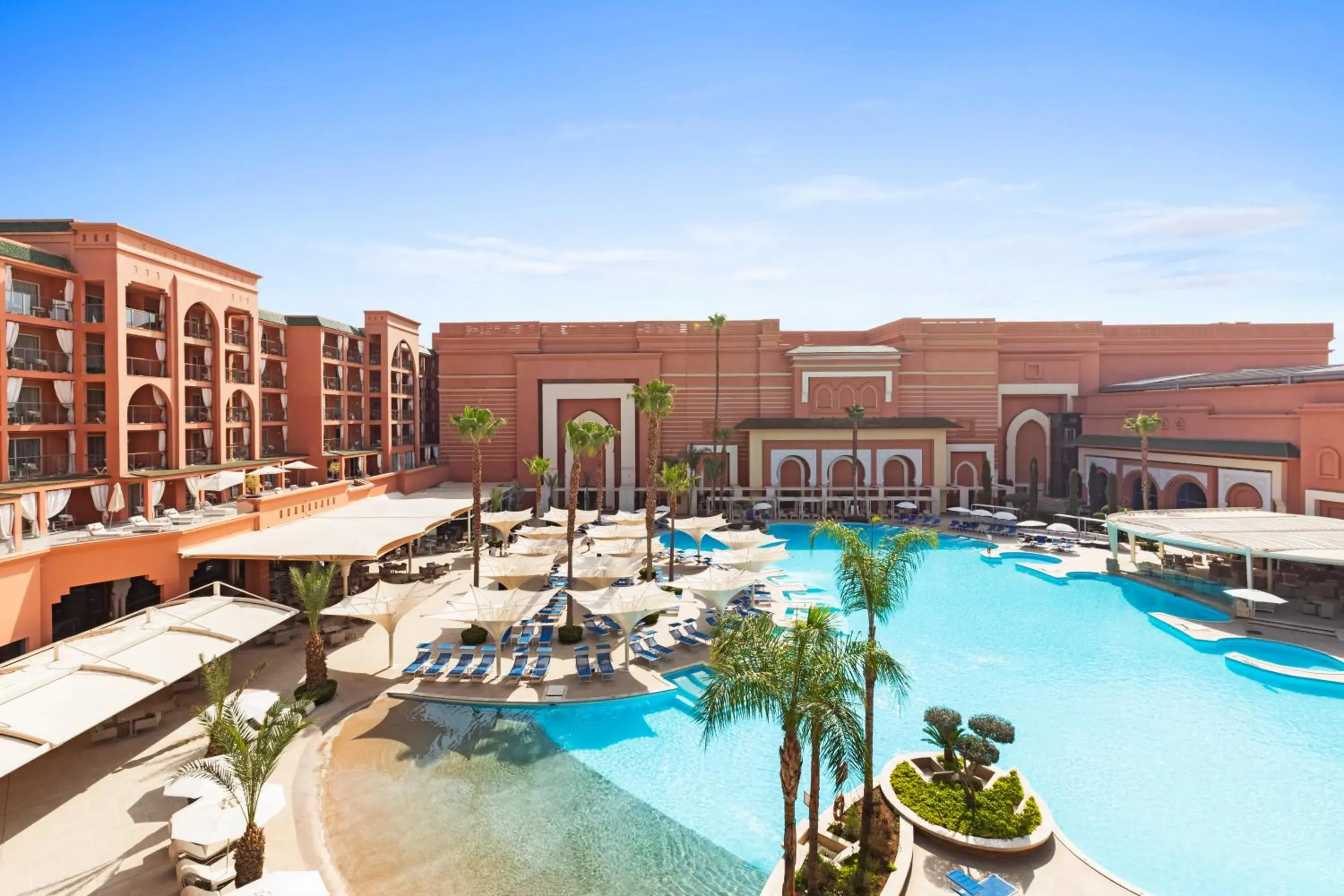 Day, Pool View in Savoy Le Grand Hotel Marrakech