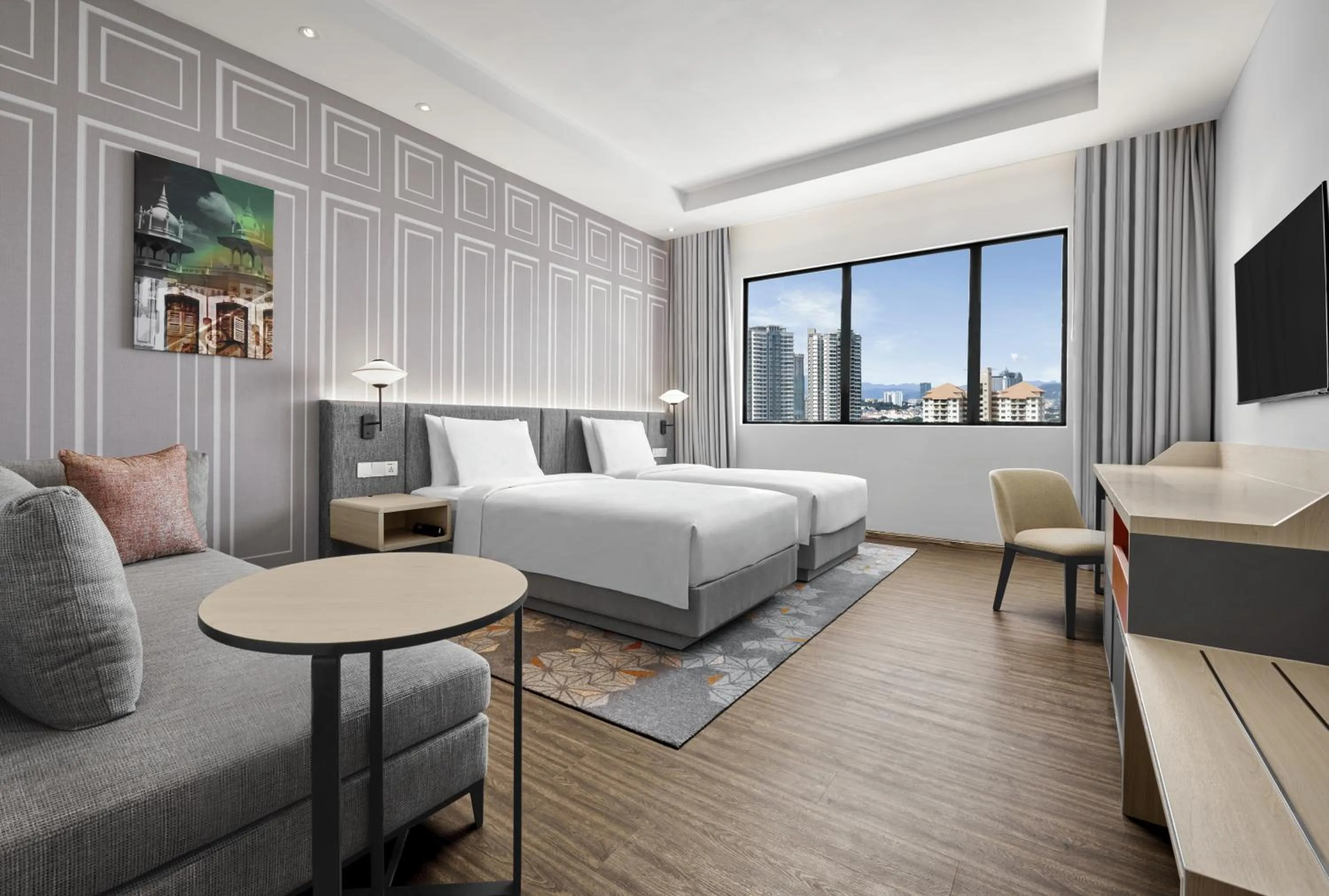 Bed in Hyatt Place Kuala Lumpur Bukit Jalil