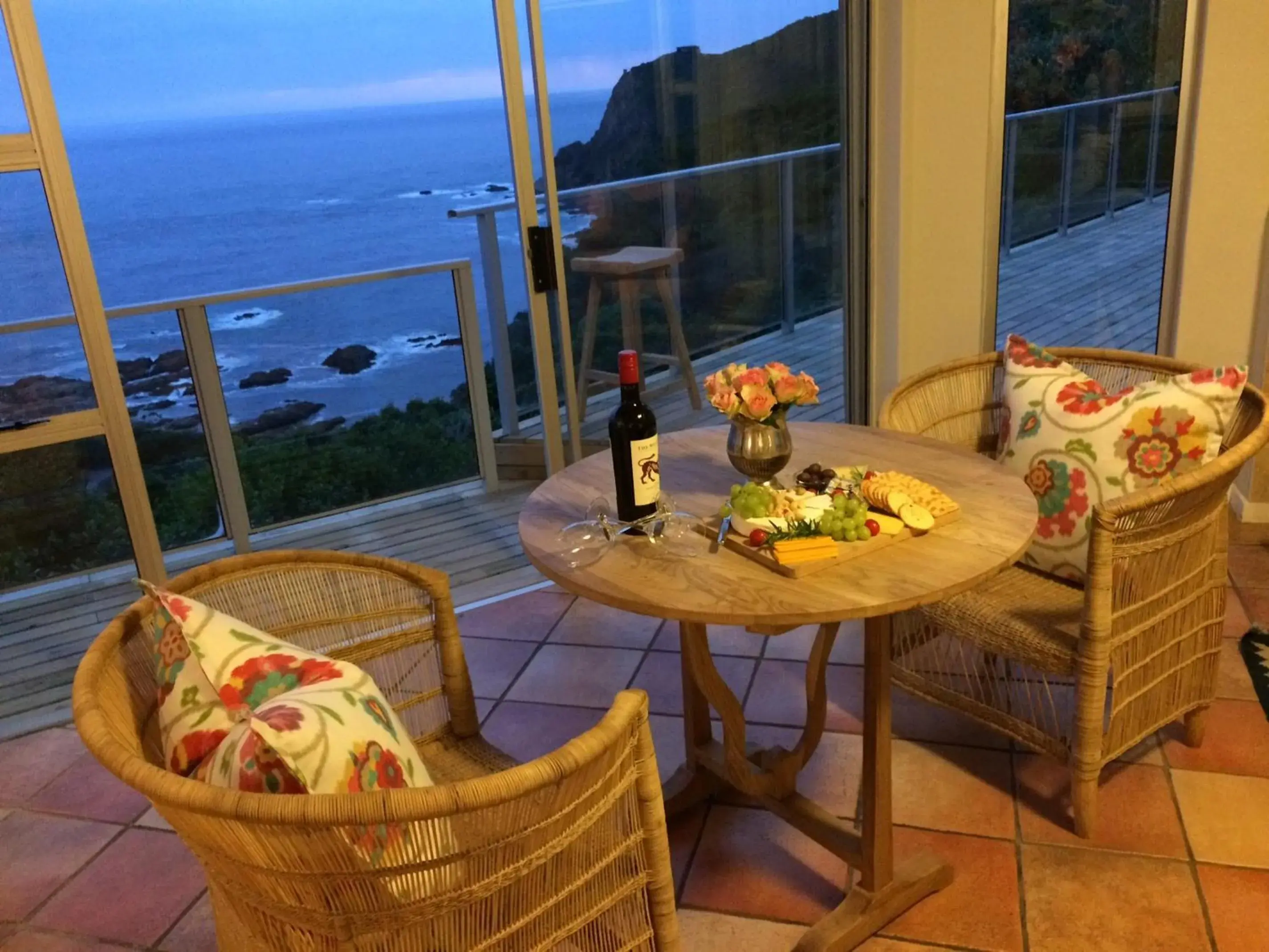 Sea view in Headlands House Guest Lodge