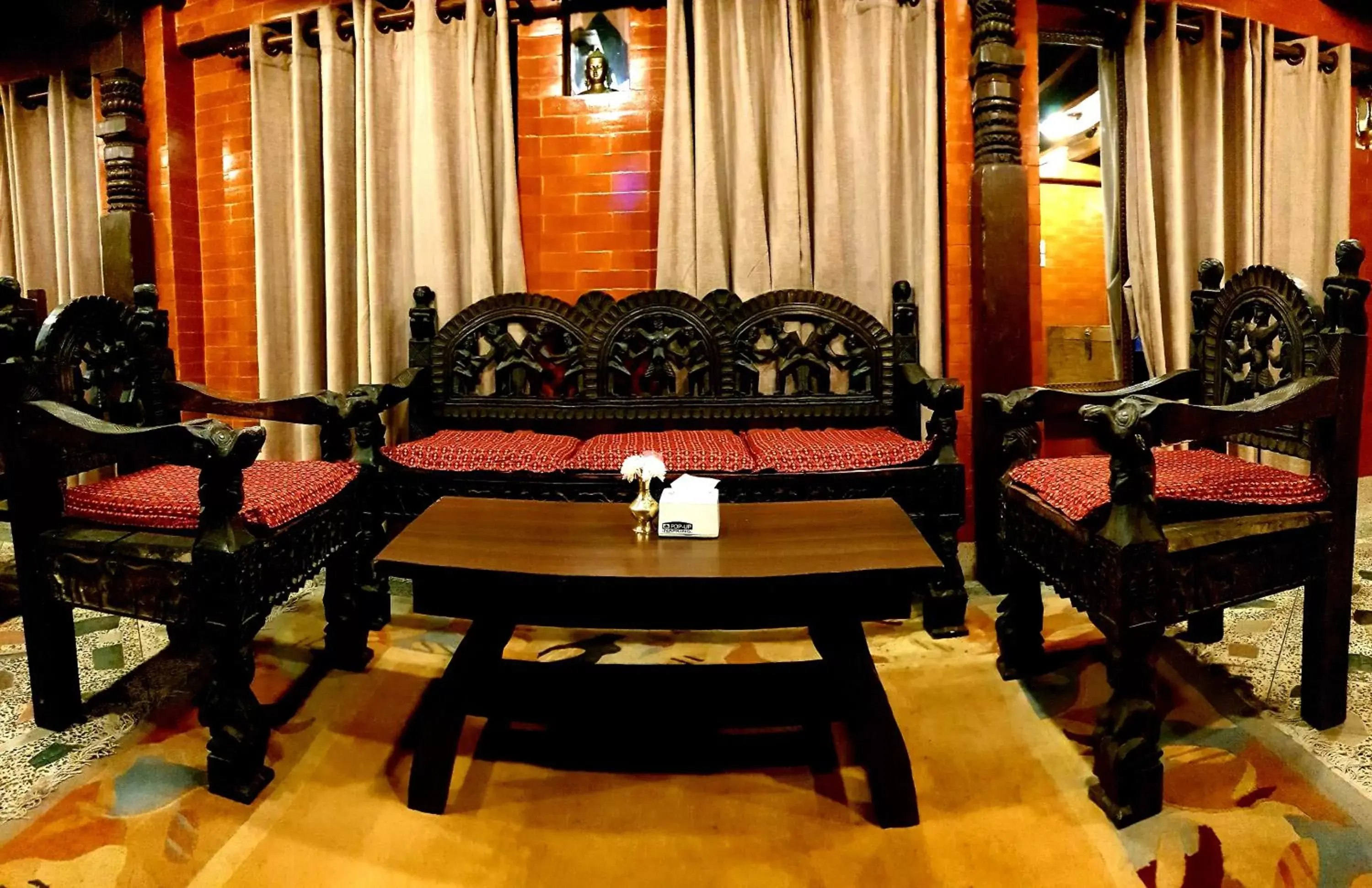 Living room, Seating Area in Temple House