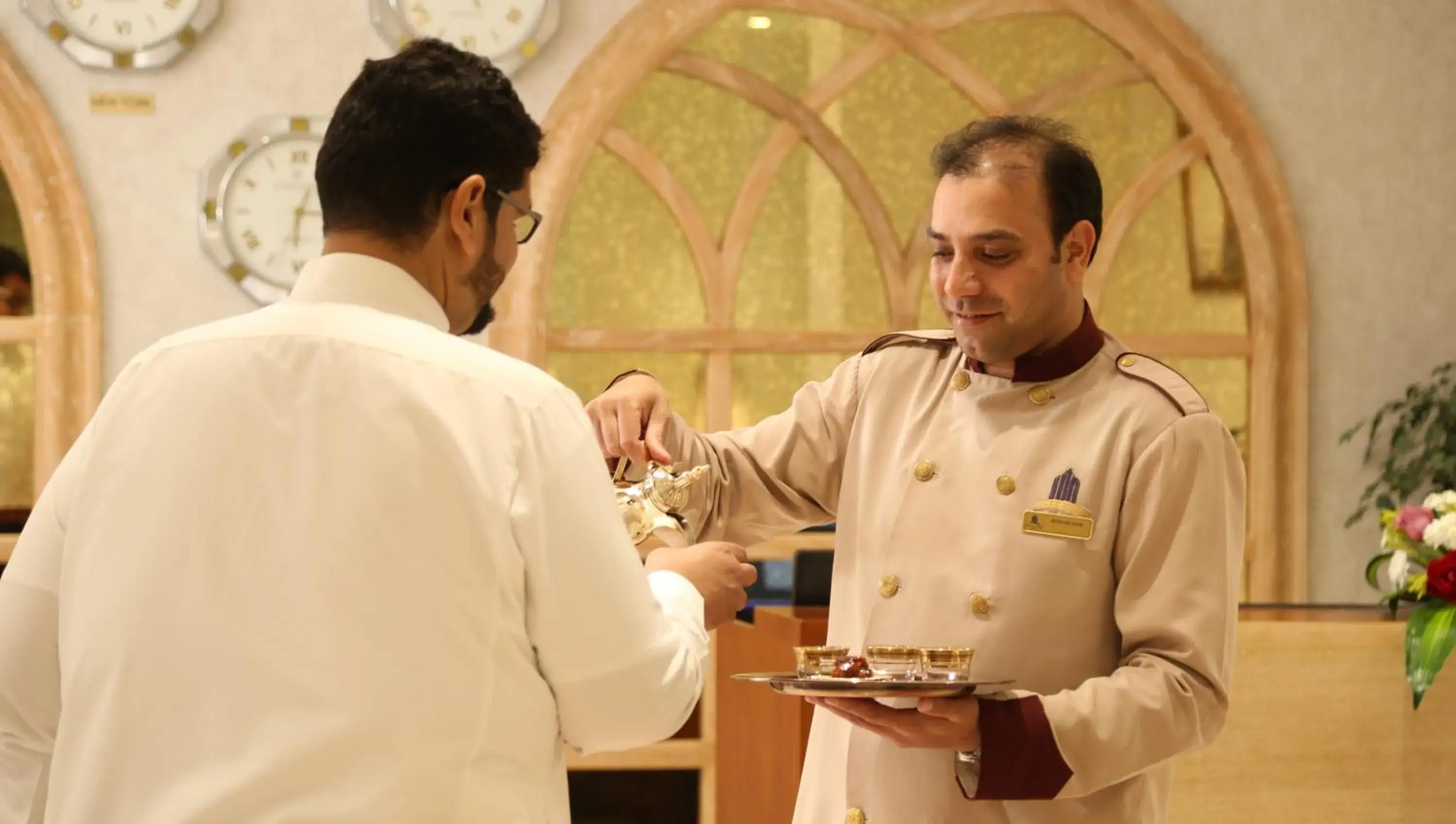Guests in Dammam Palace Hotel