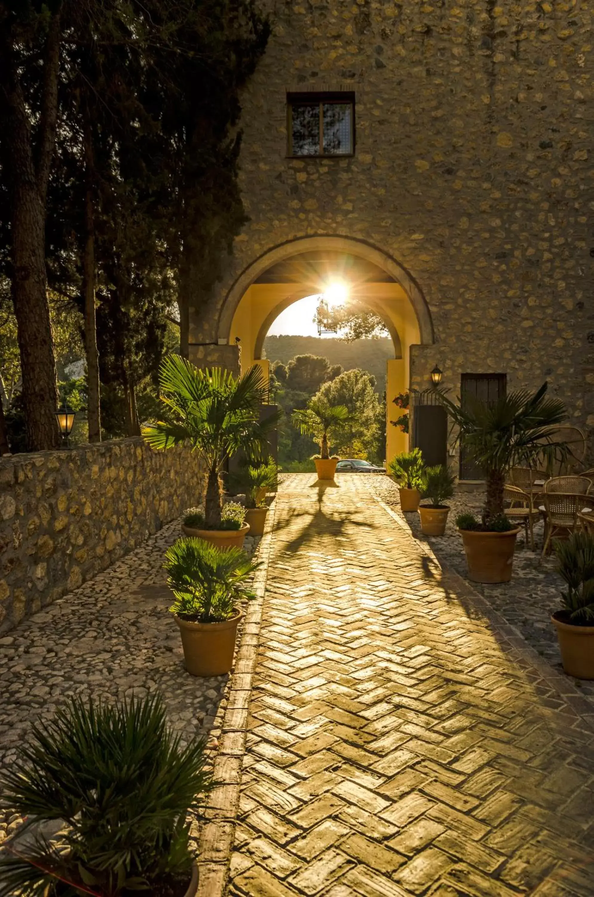 Facade/entrance in Hotel Castillo de Monda
