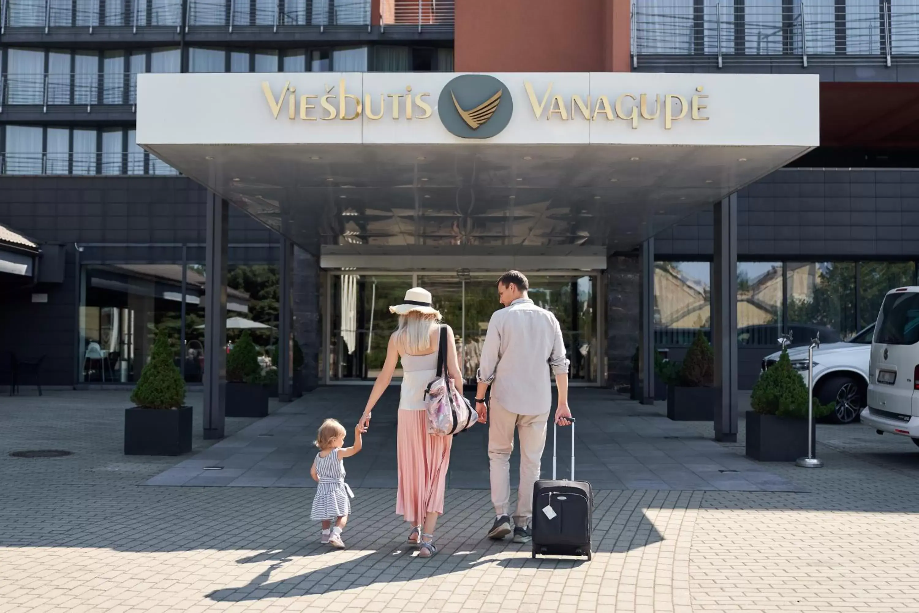 Facade/entrance in Vanagupe Spa Resort