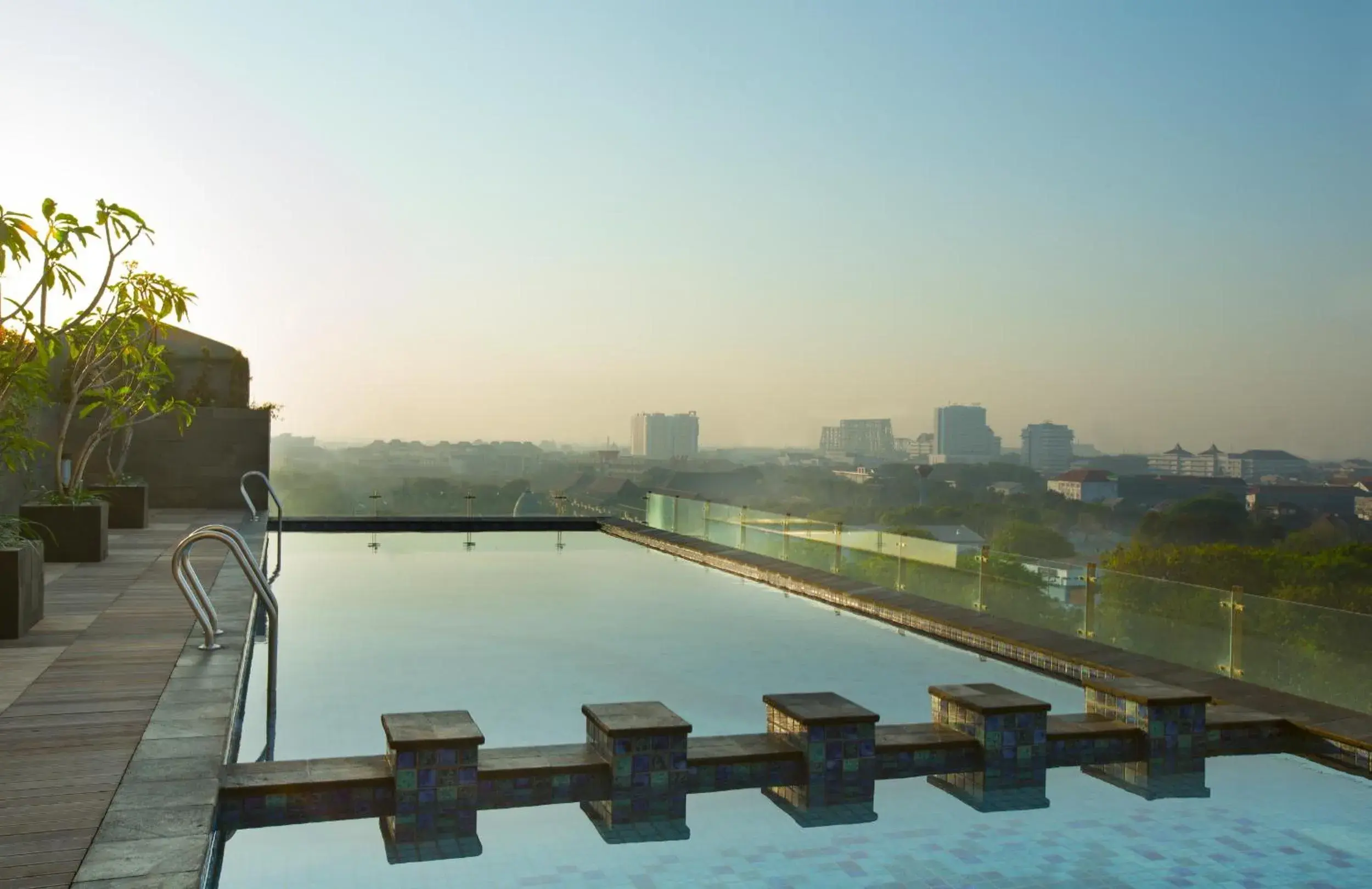 Decorative detail, Swimming Pool in Best Western Papilio Hotel