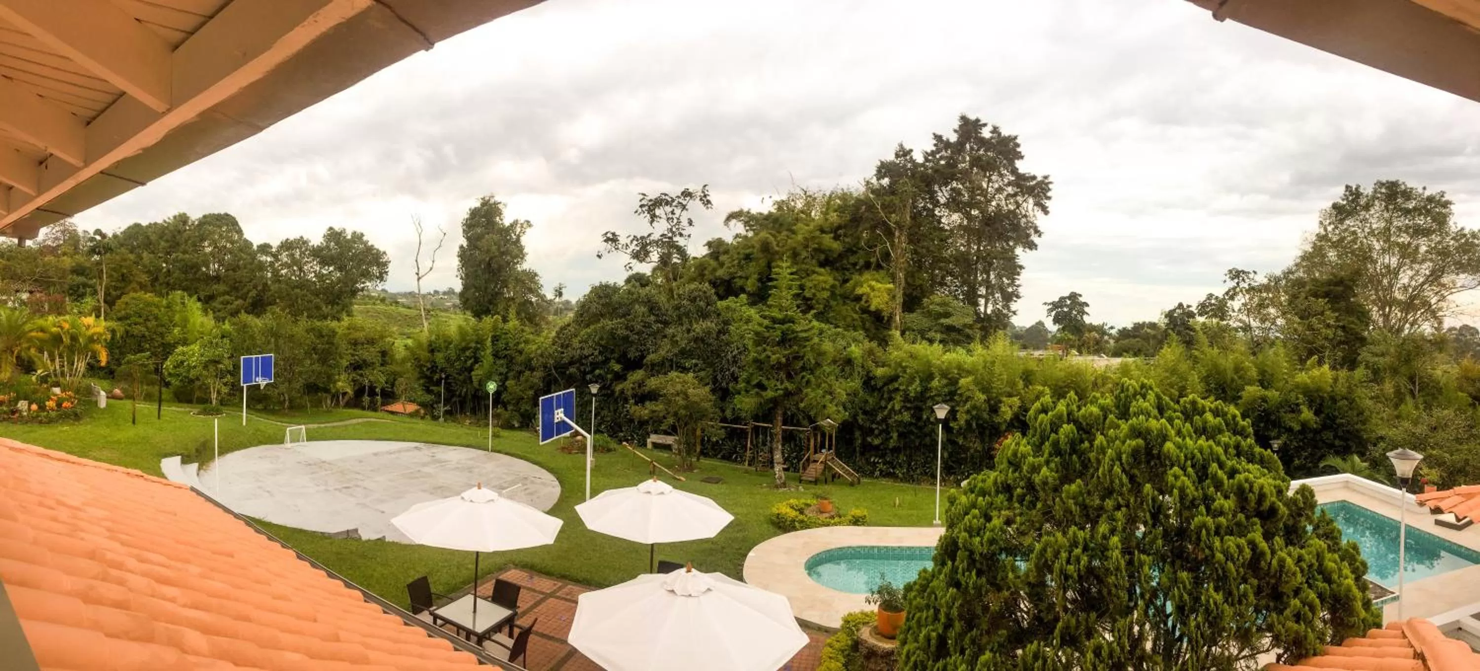 Garden view in Cotinga Hotel Spa