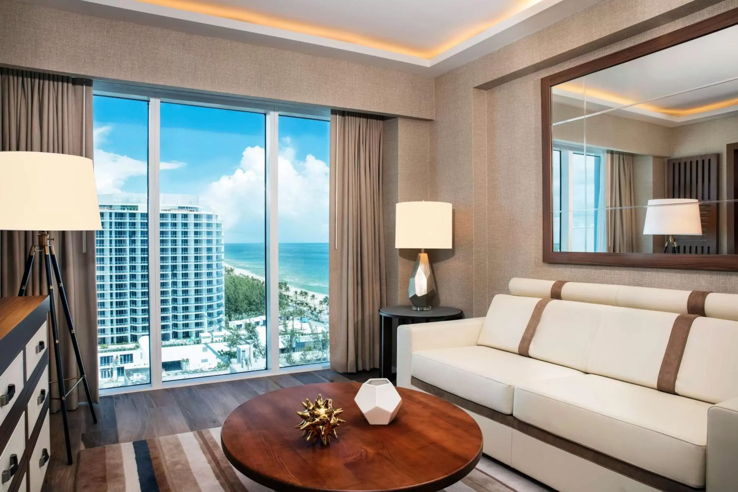 View (from property/room), Seating Area in Conrad Fort Lauderdale Beach