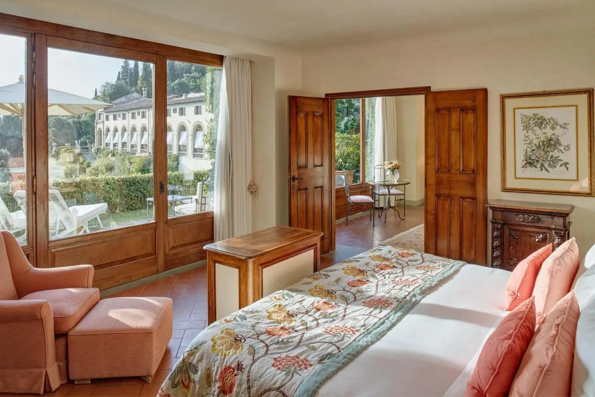 Bedroom, Bed in Villa San Michele, A Belmond Hotel, Florence