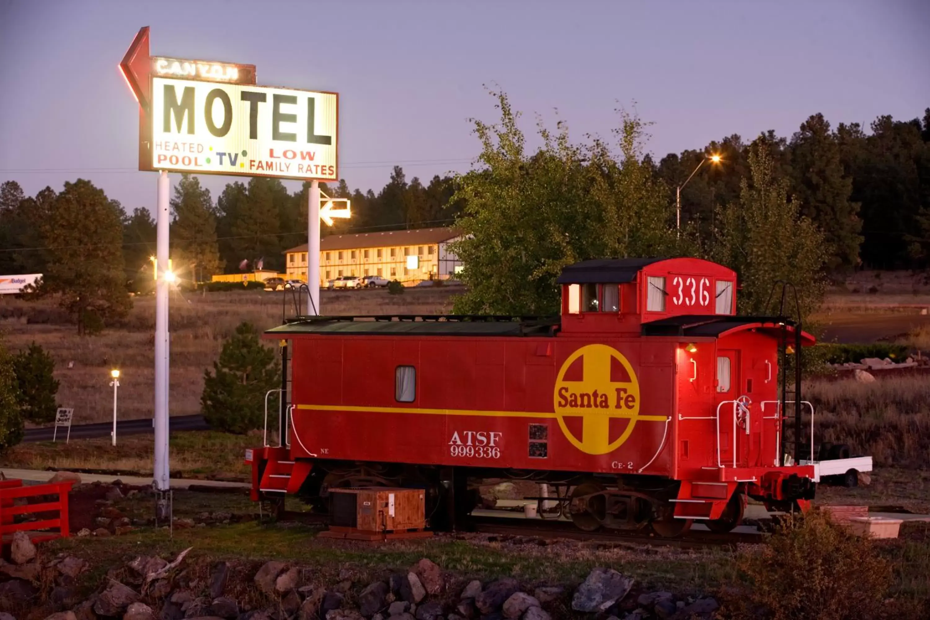 Facade/entrance, Property Logo/Sign in The Canyon Motel & RV Park