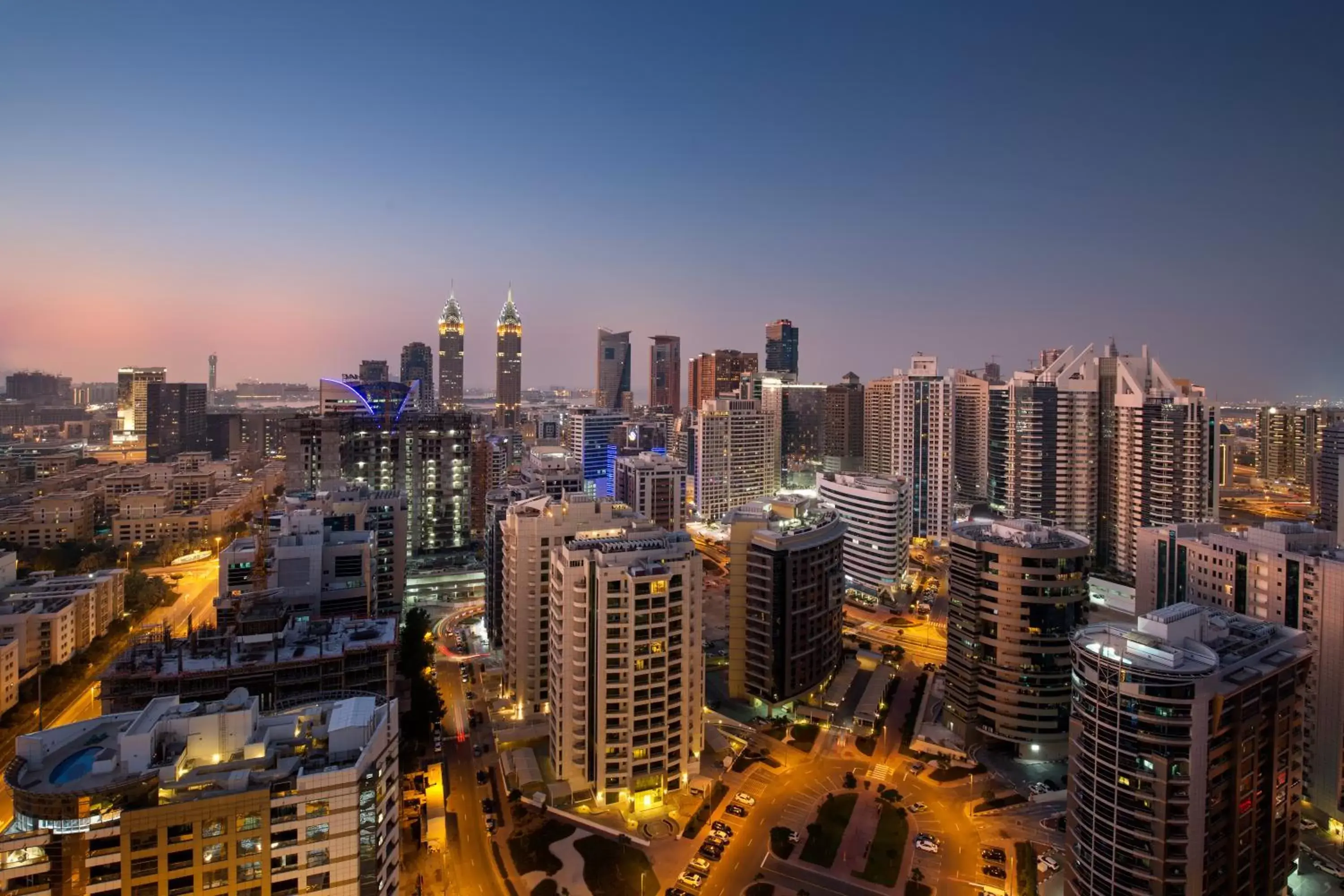 City view in Millennium Place Barsha Heights Hotel Apartments