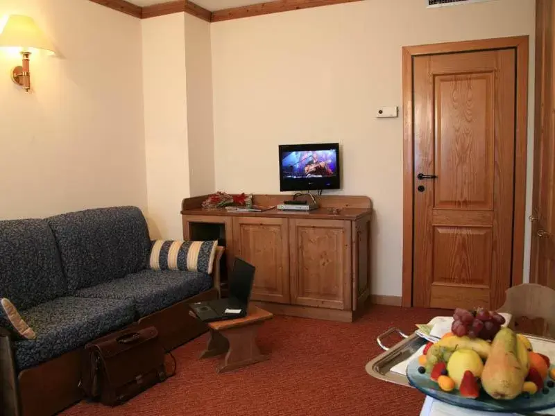 Living room, TV/Entertainment Center in Hotel Alaska Cortina