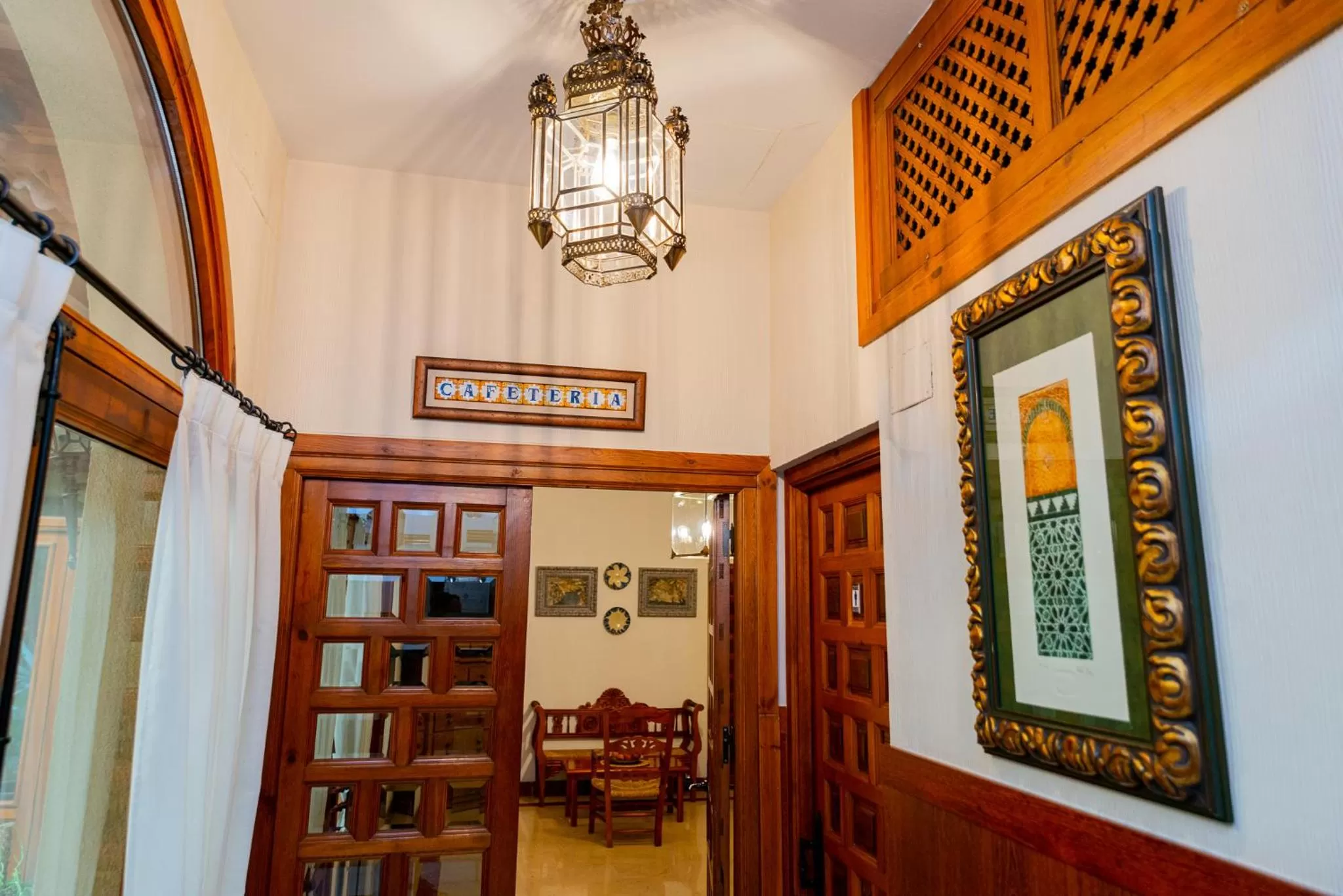 Lobby or reception in Hotel Santa Isabel