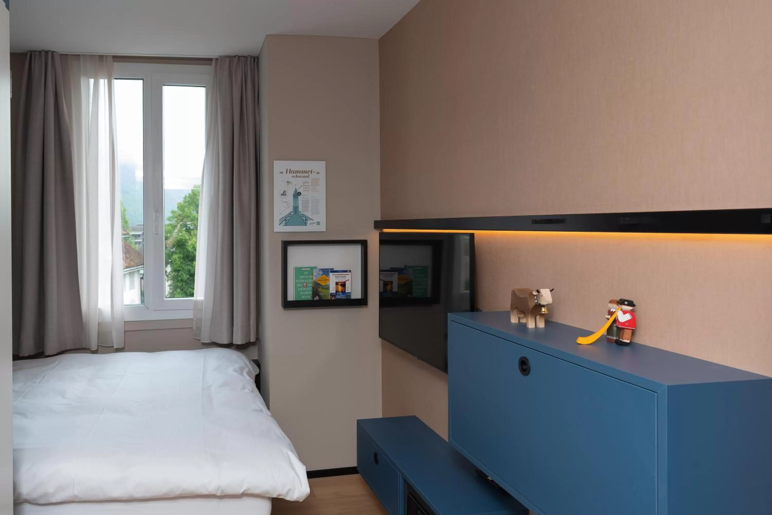 Photo of the whole room, Bed in Boutique Hotel Stanserhof