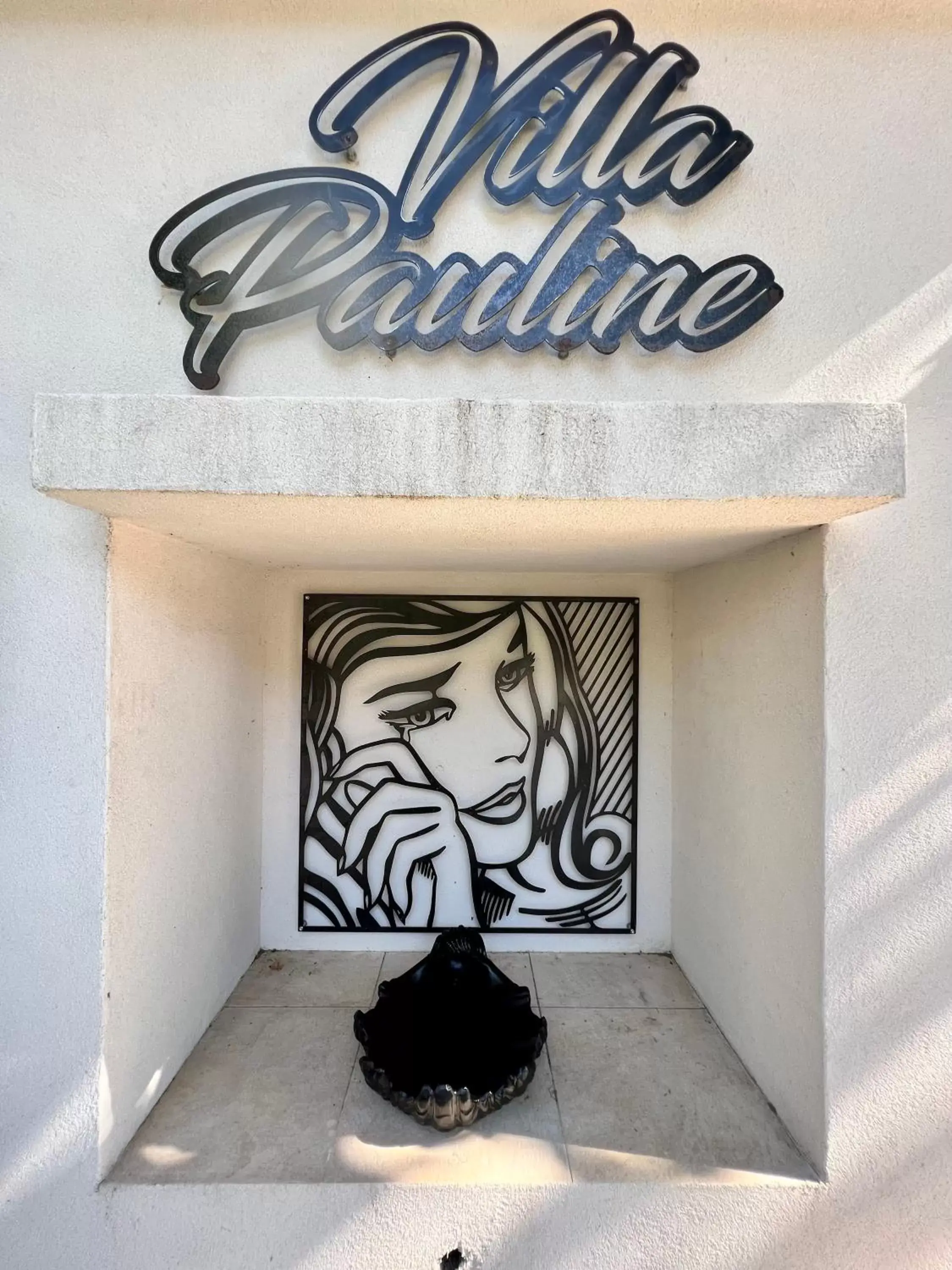 Decorative detail in Villa Pauline