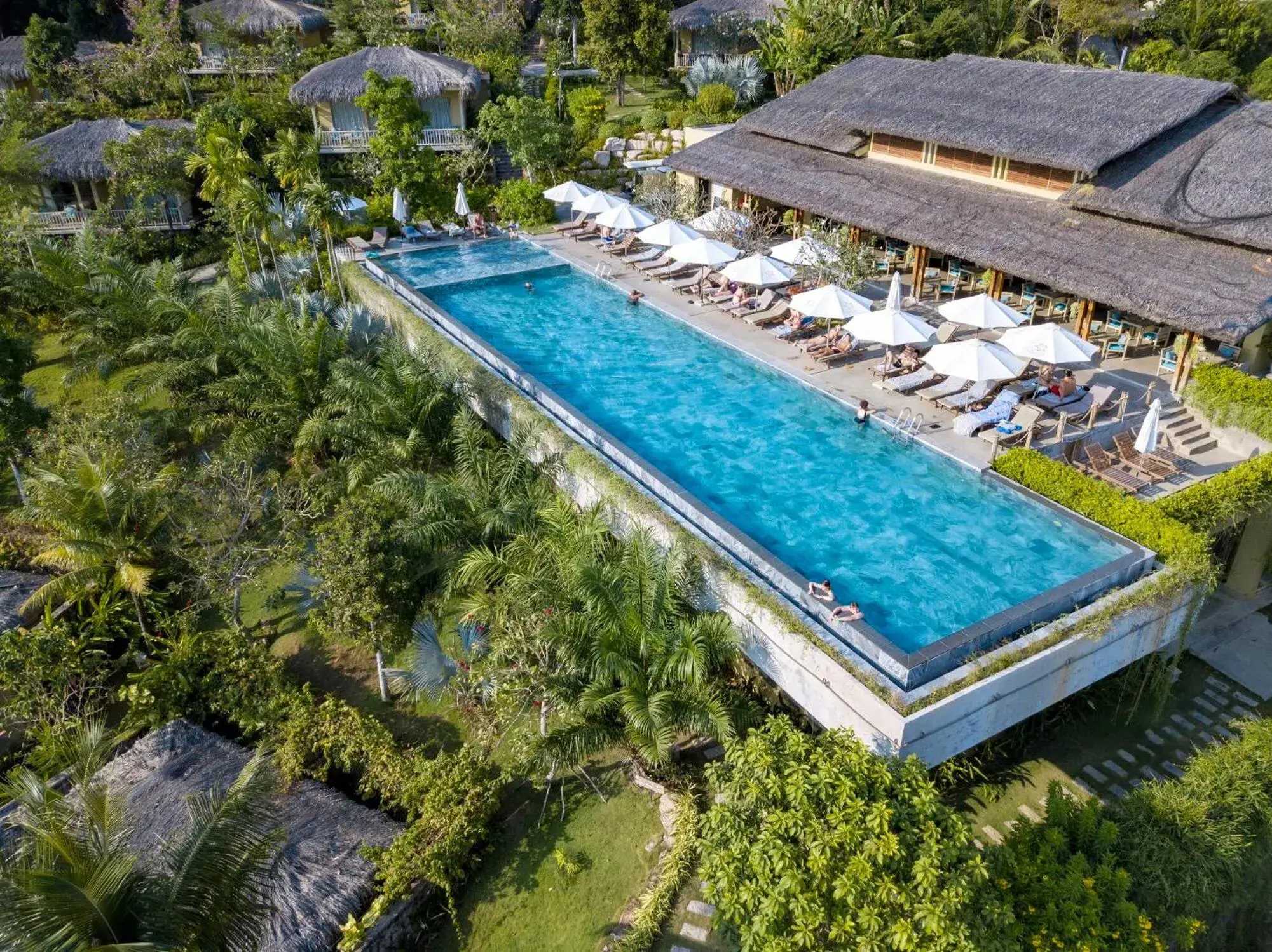 Pool view, Bird's-eye View in Lahana Resort Phu Quoc & Spa