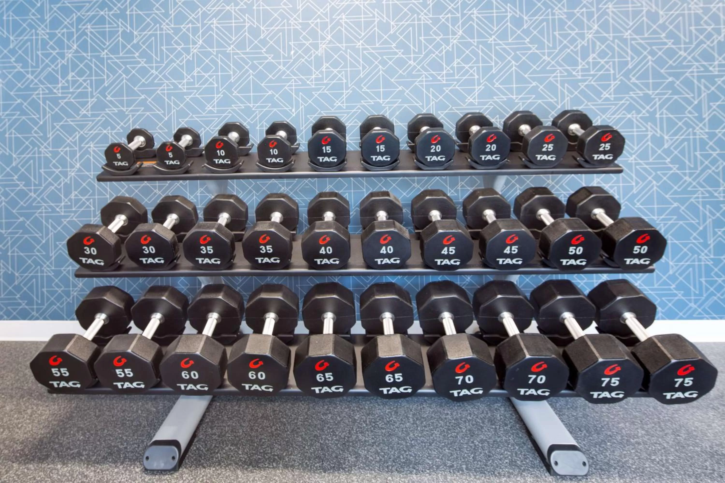 Fitness centre/facilities in Hampton Inn & Suites South Park at Phillips Place