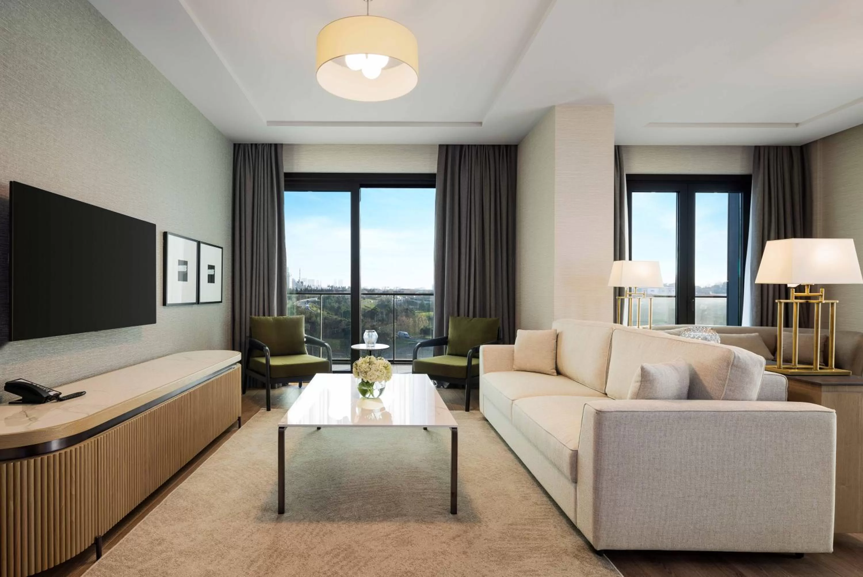 Living room in Movenpick Living Istanbul Camlivadi