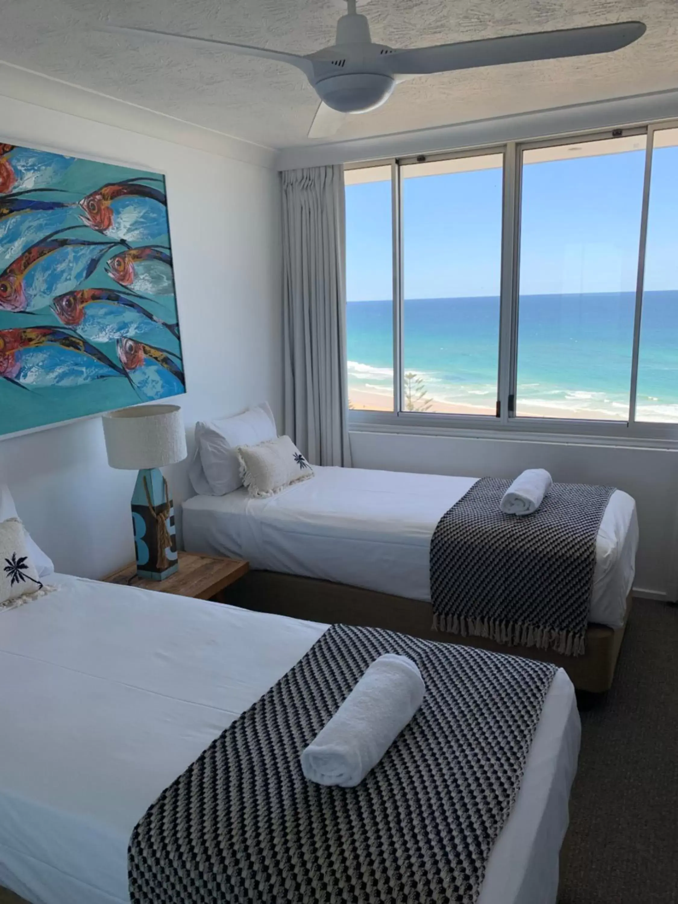 Bedroom, Bed in Pacific Regis Beachfront Holiday Apartments