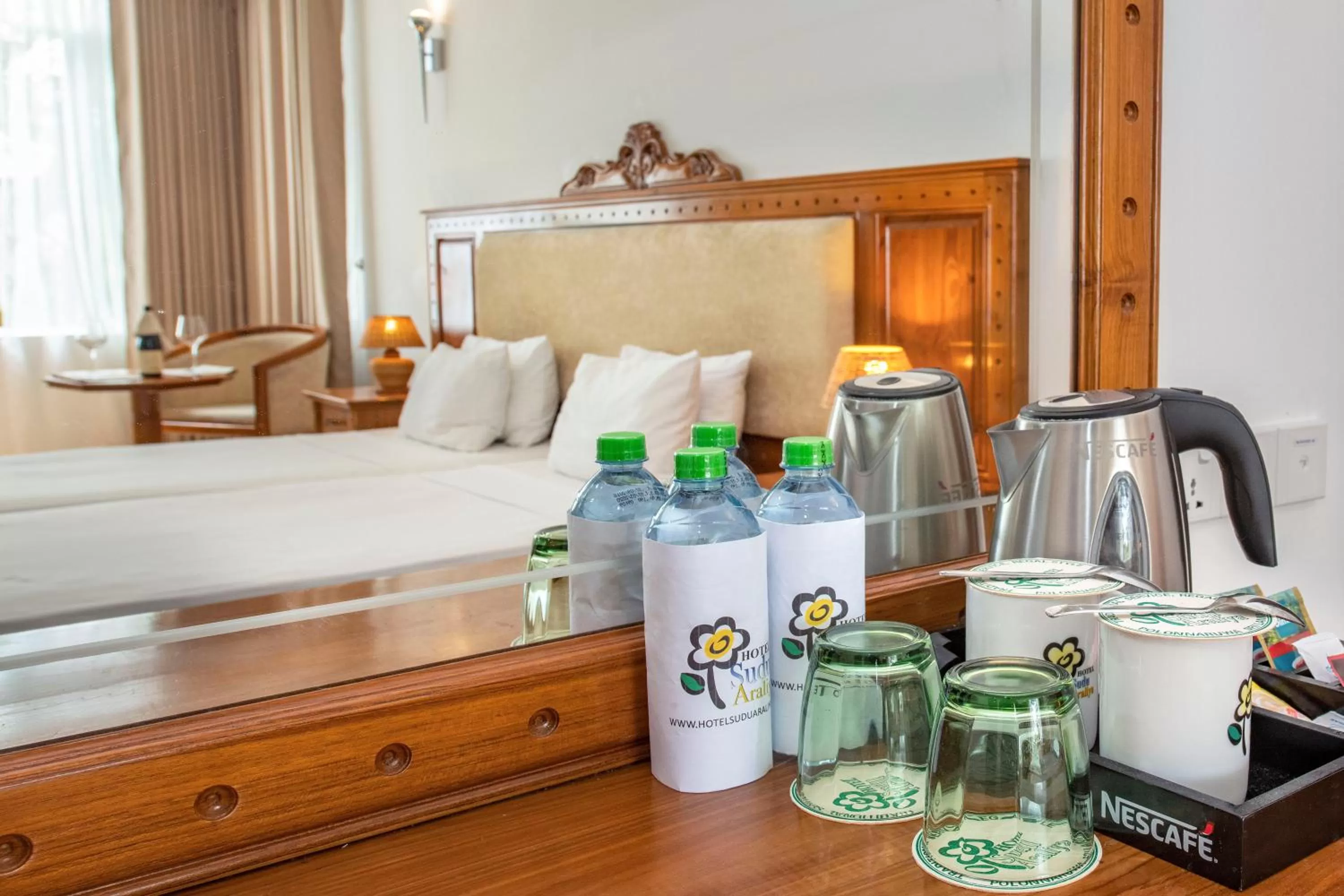 Coffee/tea facilities in Hotel Sudu Araliya