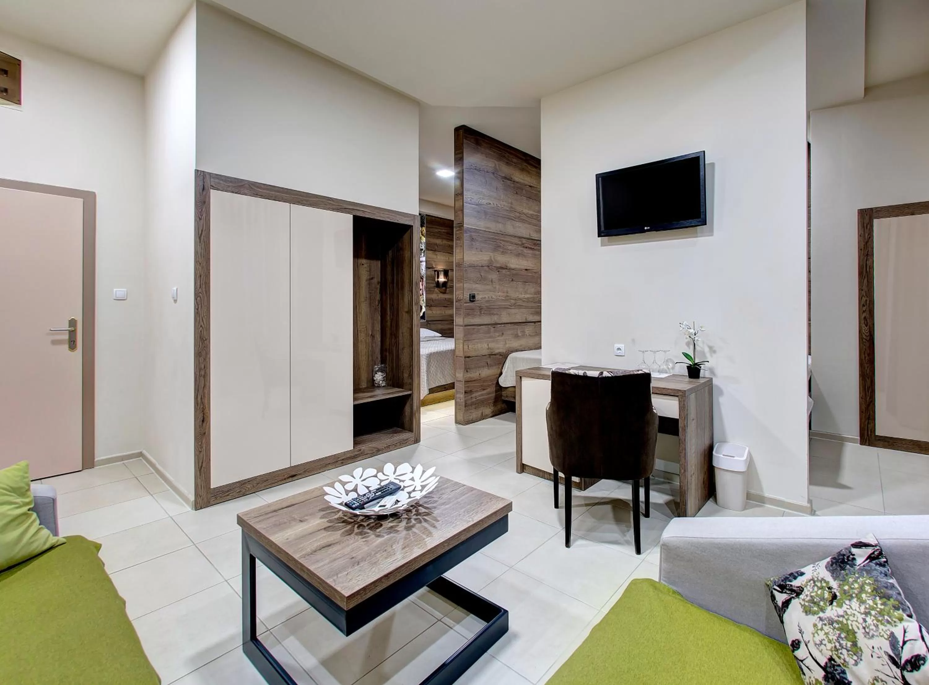 Living room in Hotel Le Pont