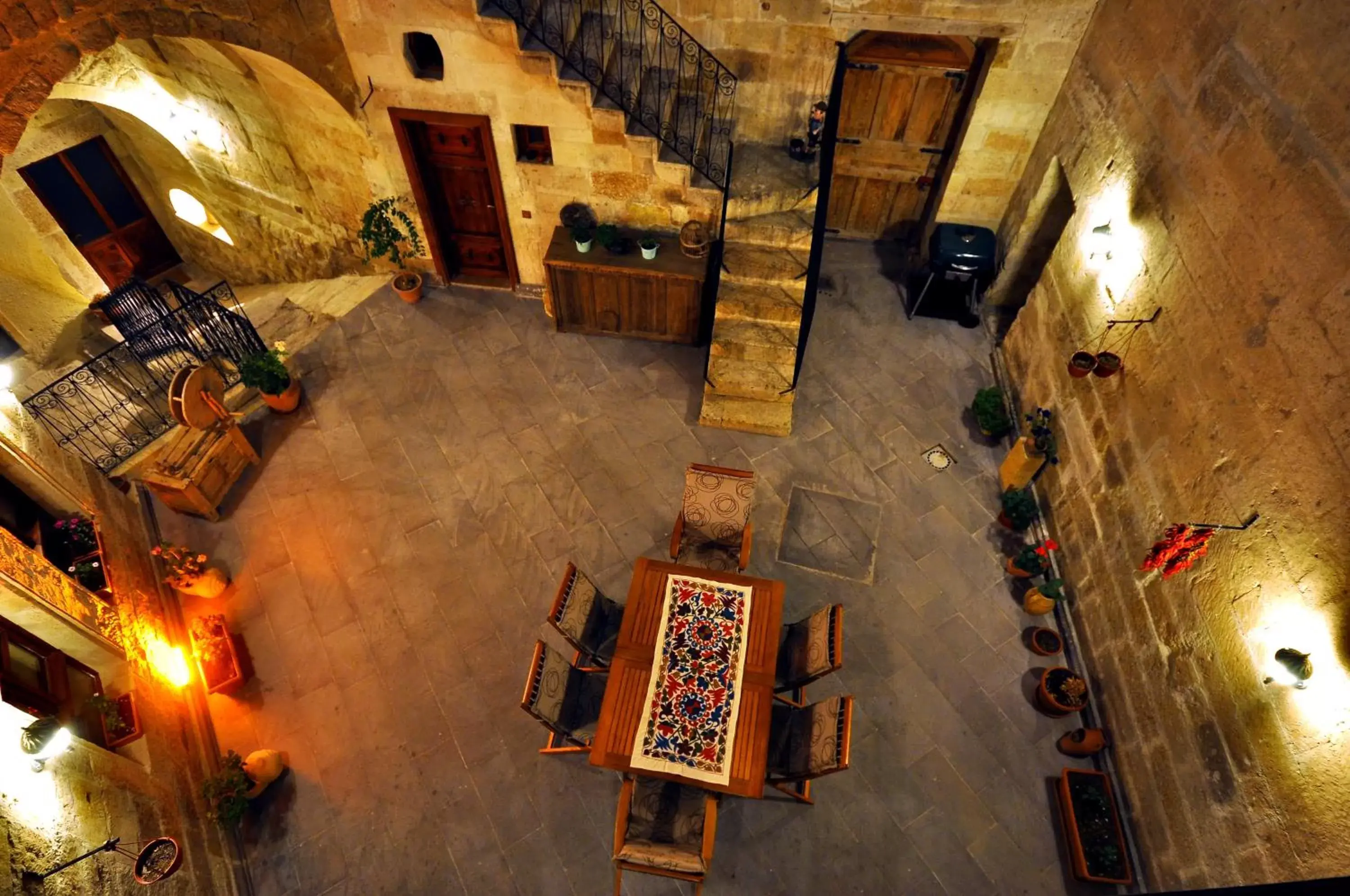 Bird's eye view in Has Cave Konak Bird's eye view in Has Cave Konak