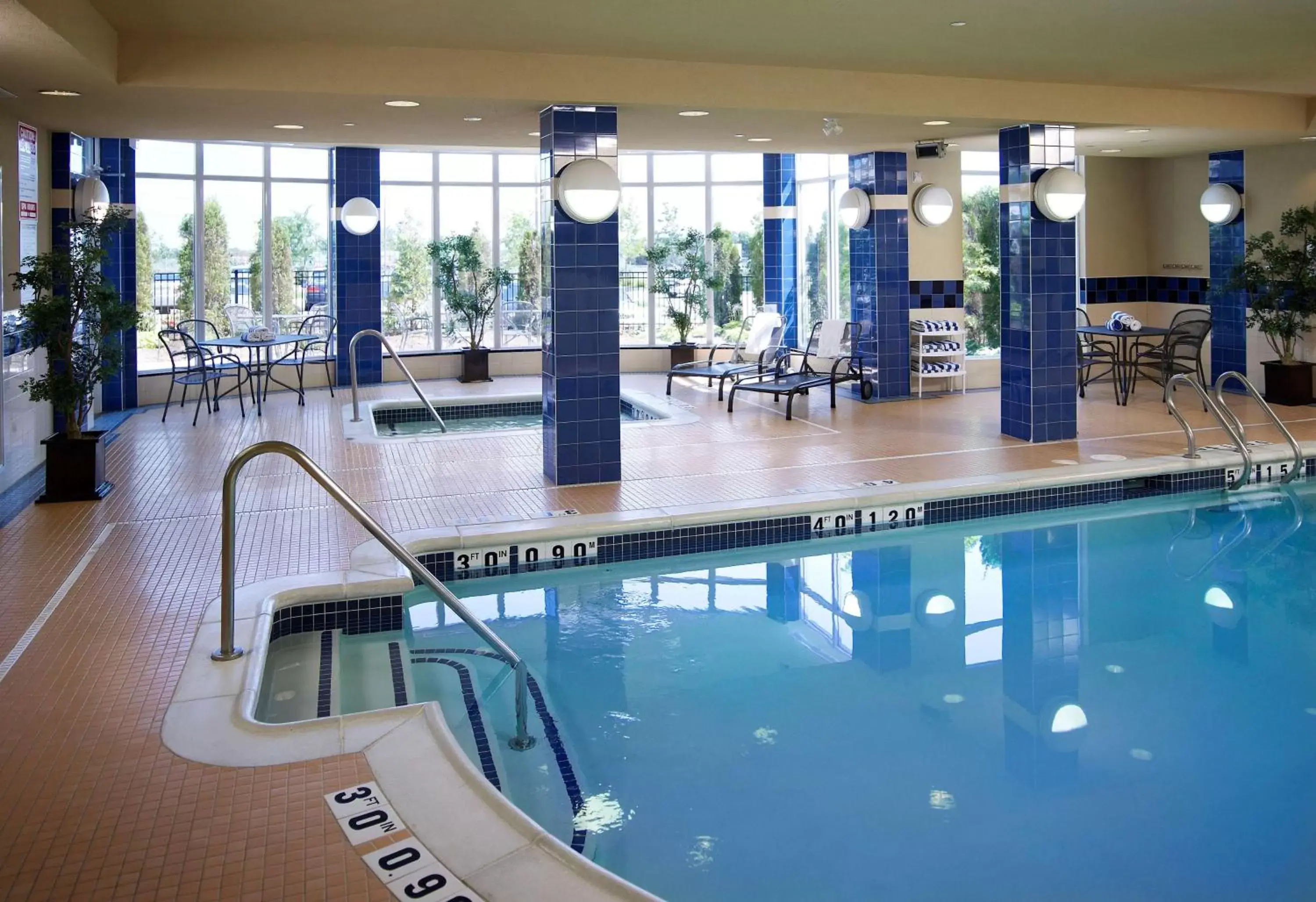 Pool view, Swimming Pool in Hilton Garden Inn Toronto/Ajax
