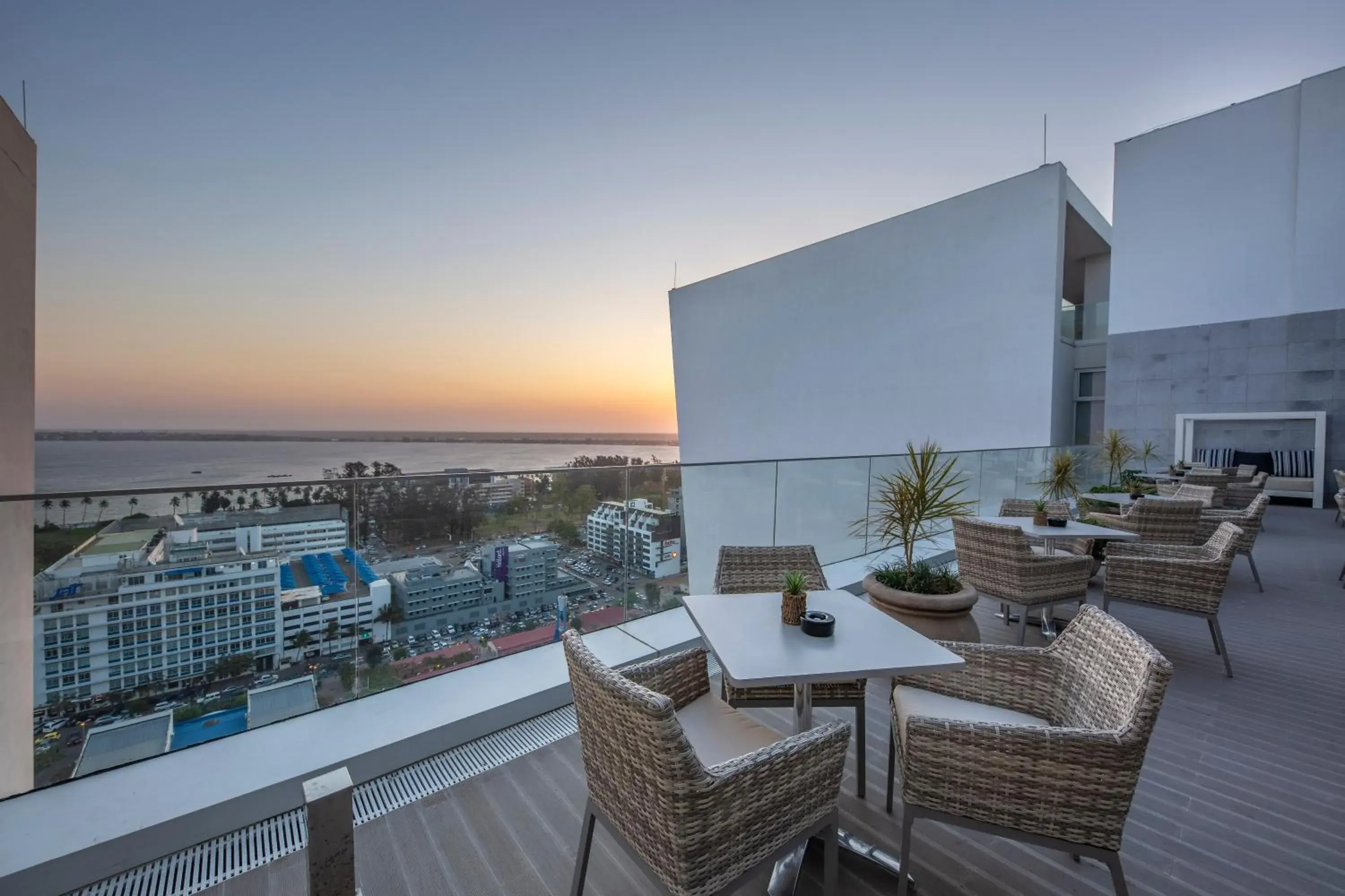 Balcony/Terrace in Meliá Maputo Sky