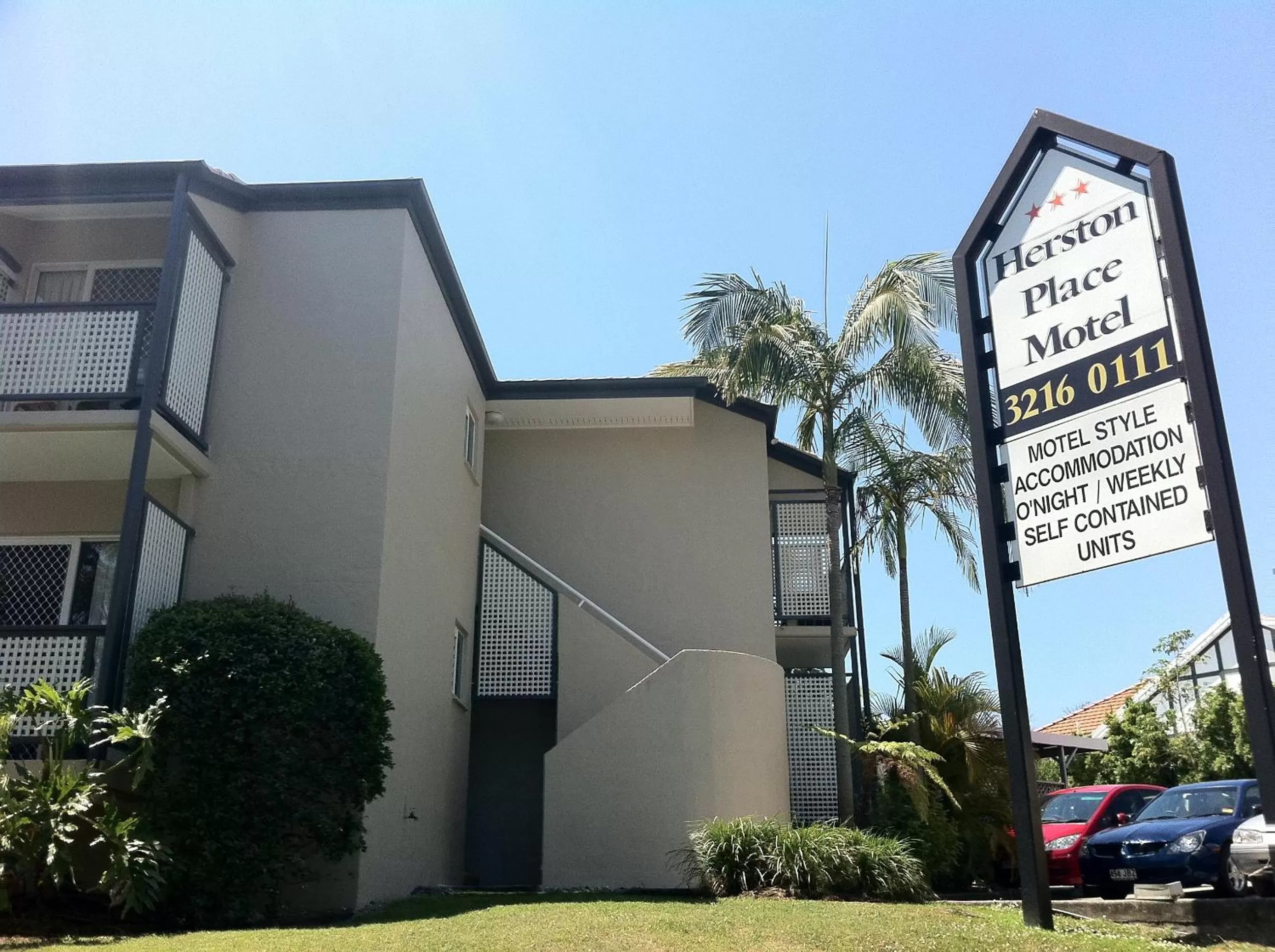 Property building in Herston Place Motel