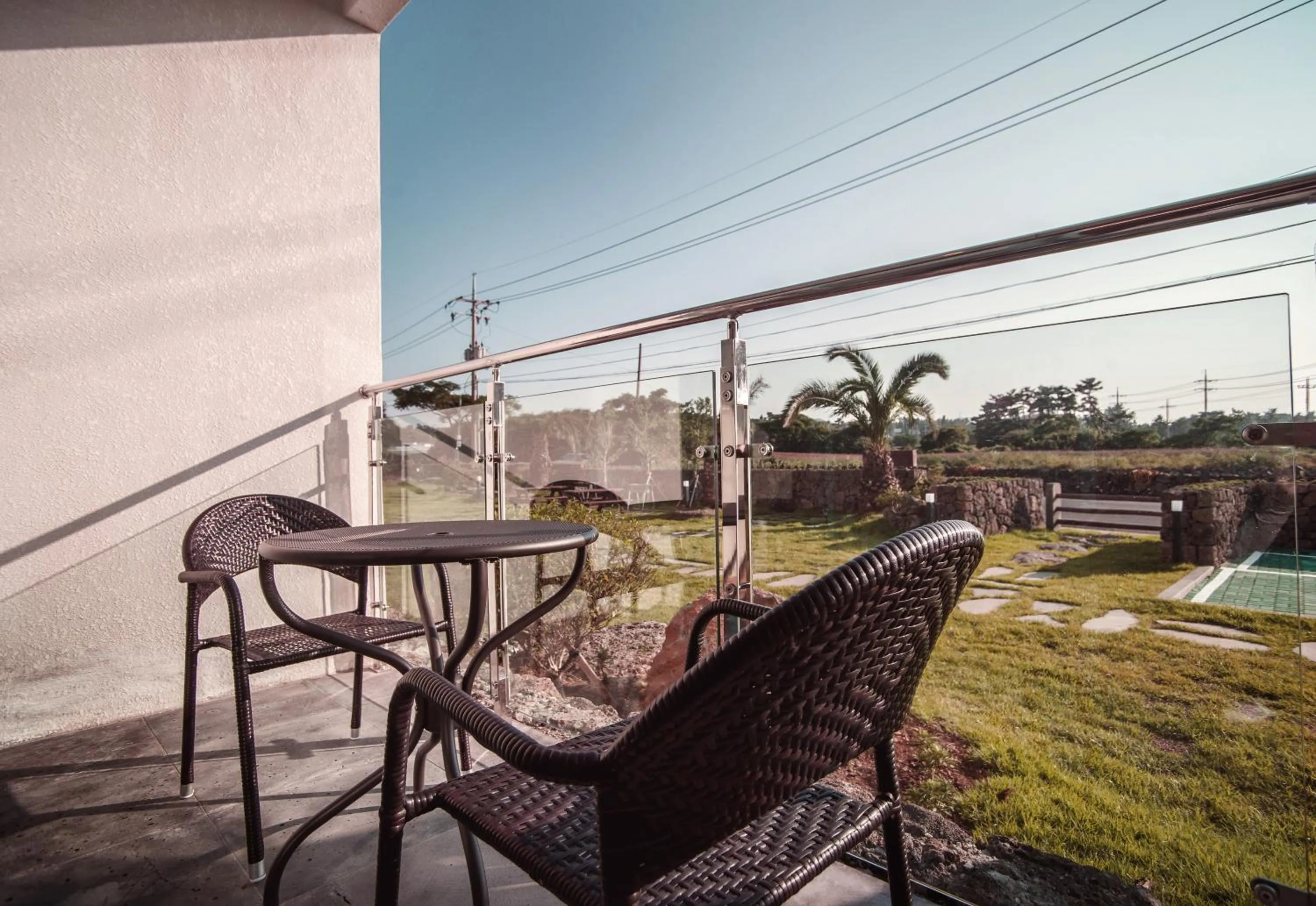 Balcony/Terrace in Poema Stay Pension