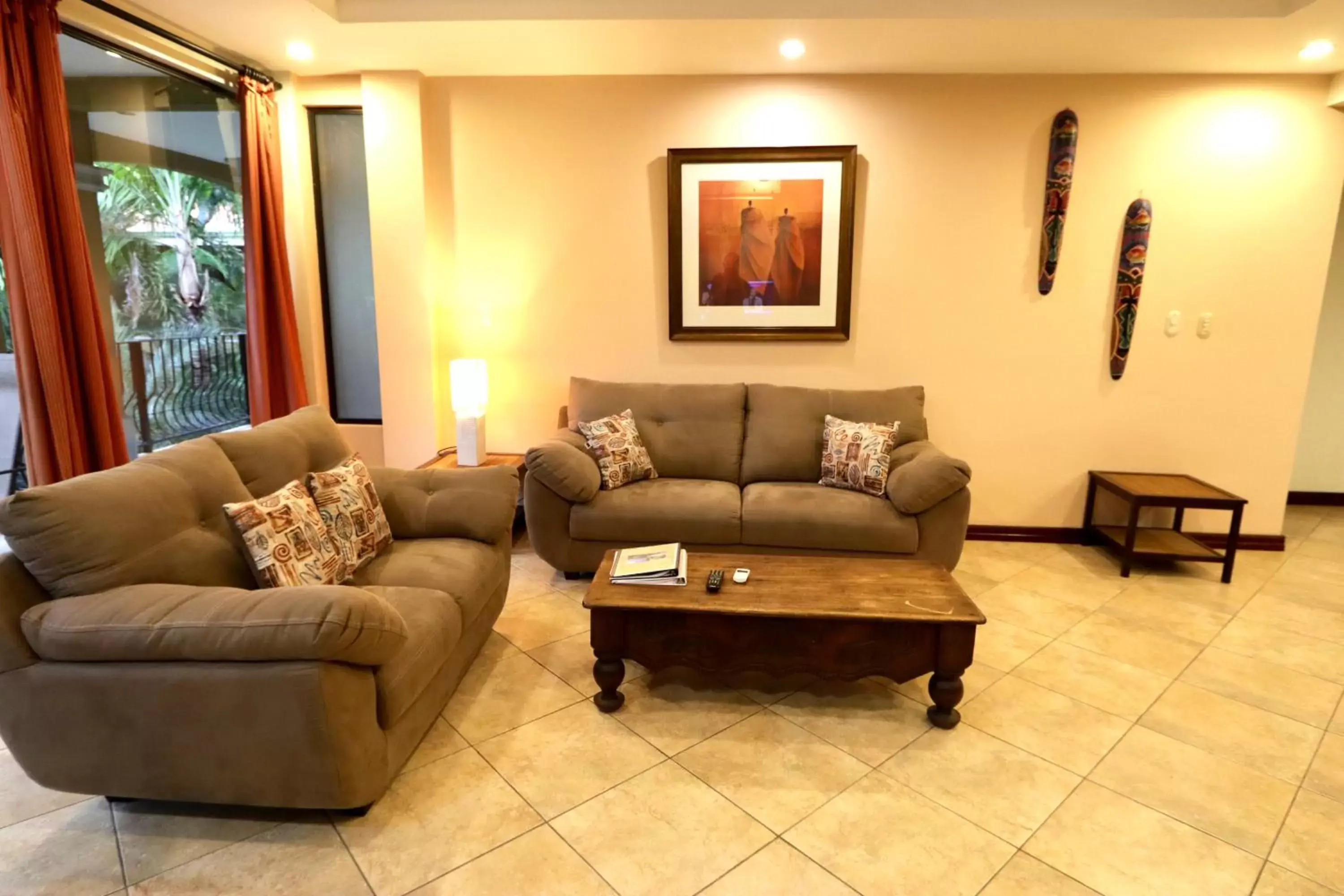 Living room, Seating Area in Monte Carlo Luxury Condominiums