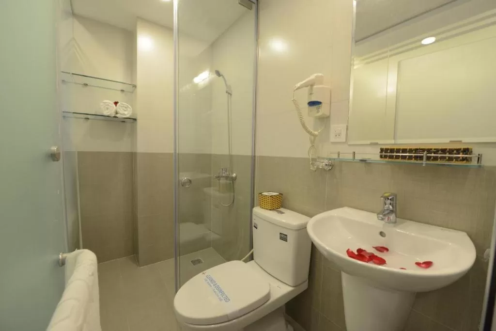 Shower in Hanoi Holiday Hotel