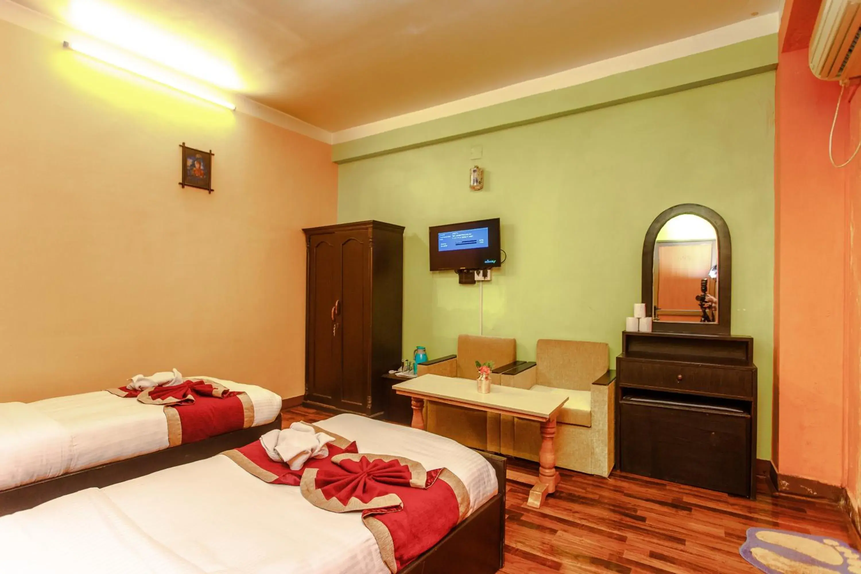 Photo of the whole room in Hotel Nepalaya