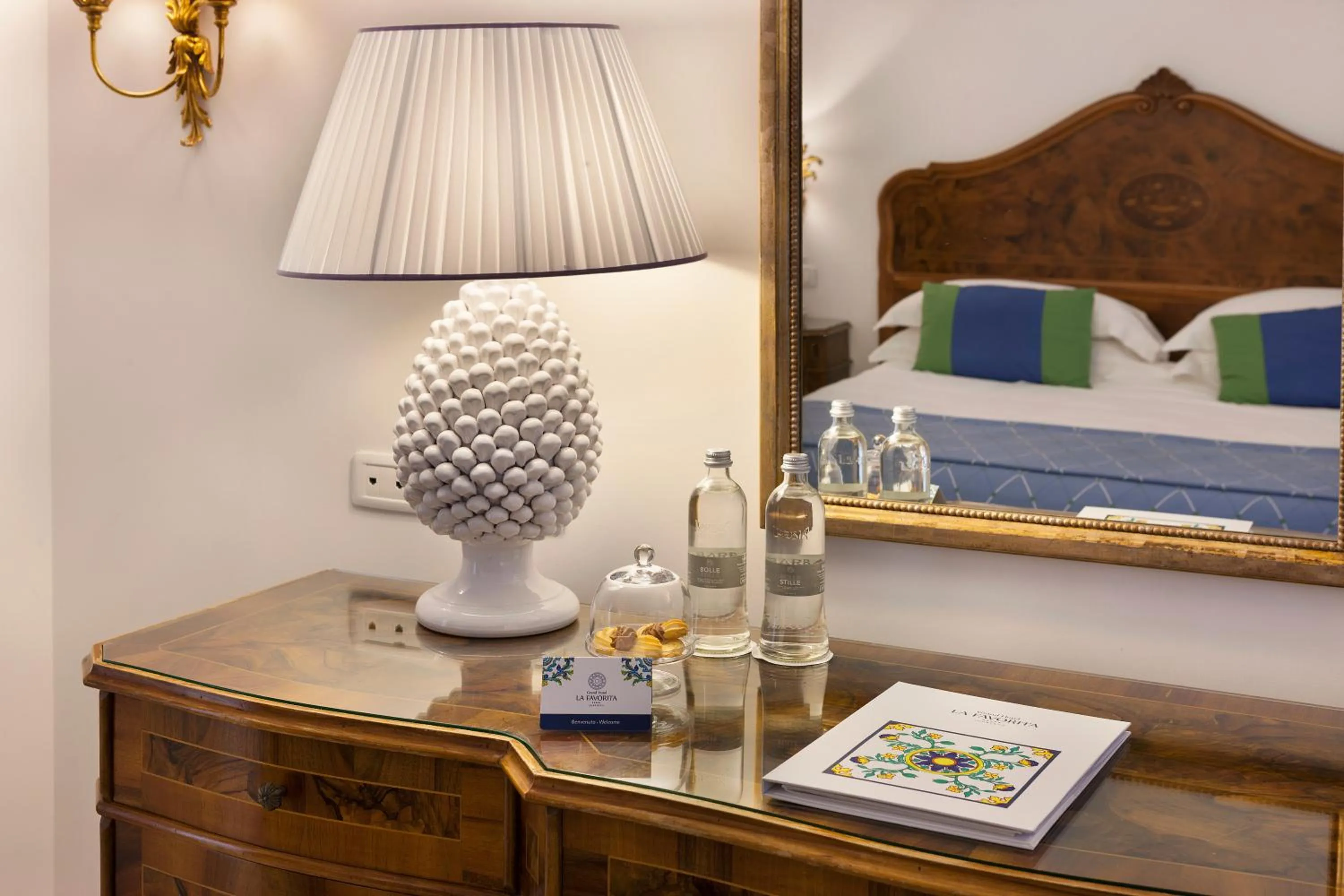 Bedroom in Grand Hotel La Favorita