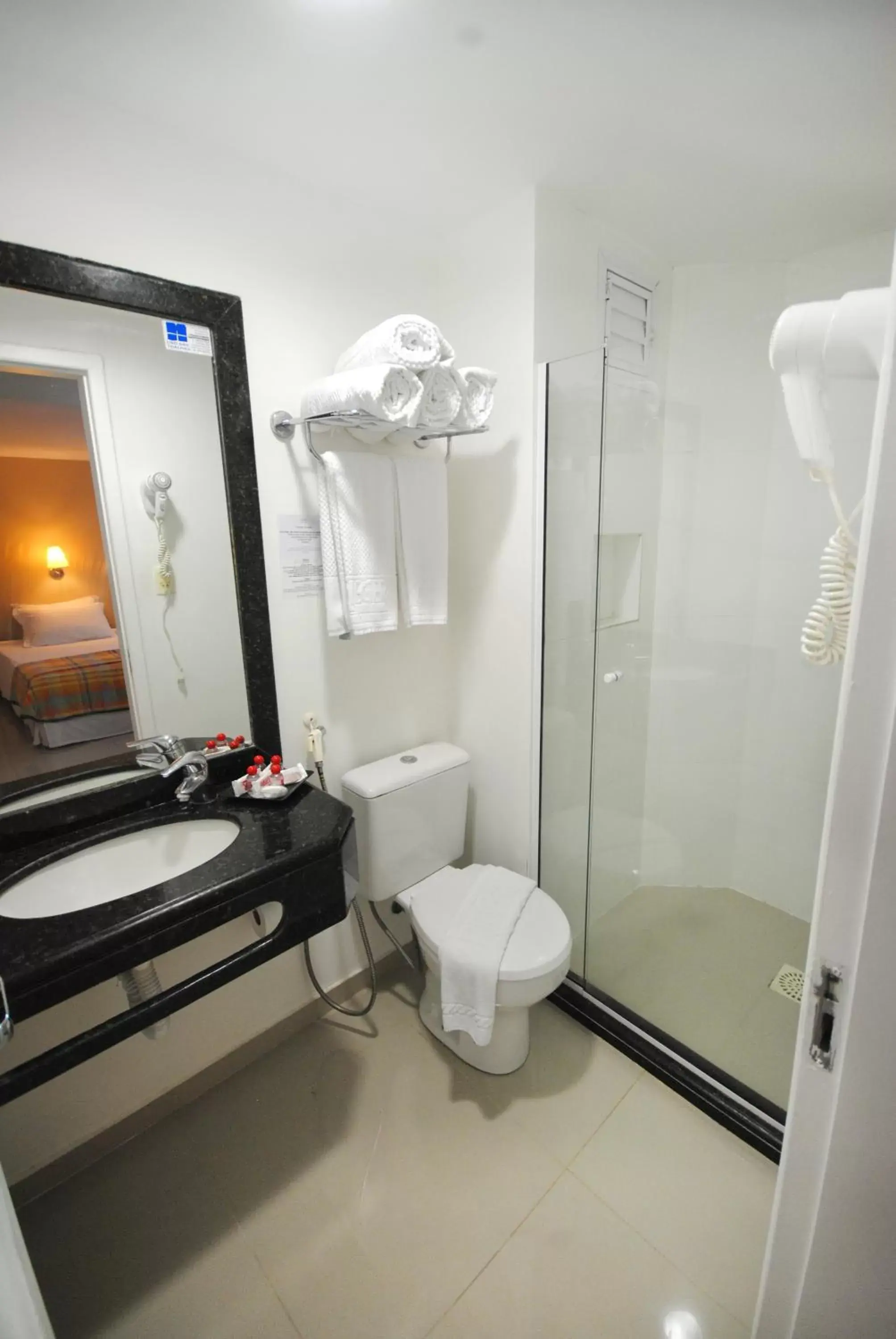 Shower, Bathroom in Hotel Rieger