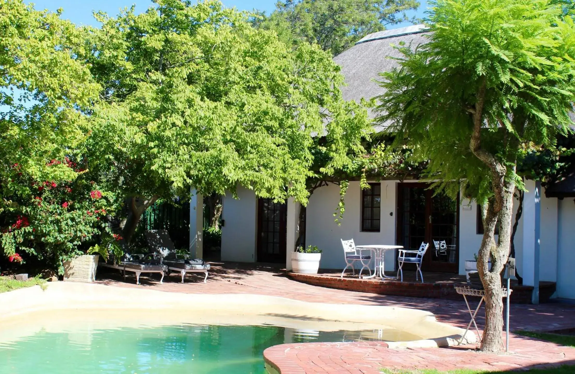 Patio, Swimming Pool in Wedgeview Country House & Spa