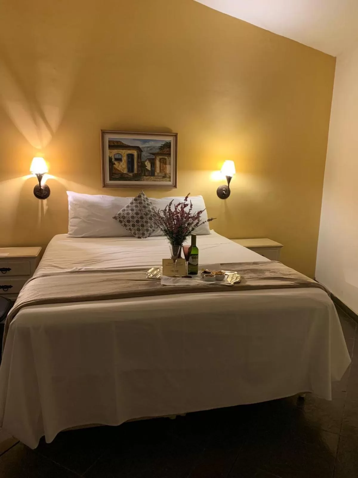 Bed in Pousada Villa Real