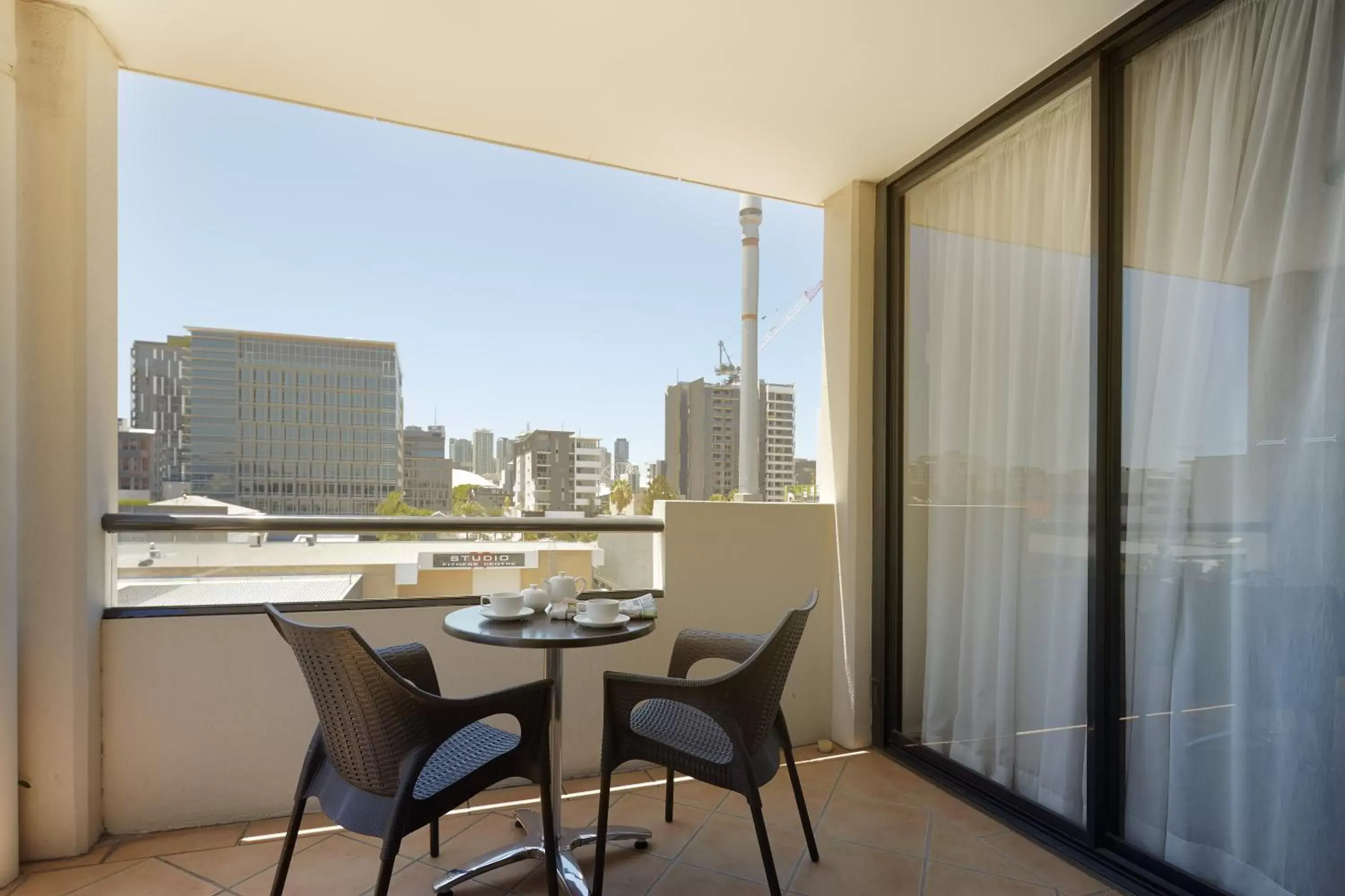 City view, Balcony/Terrace in West End Central Apartments