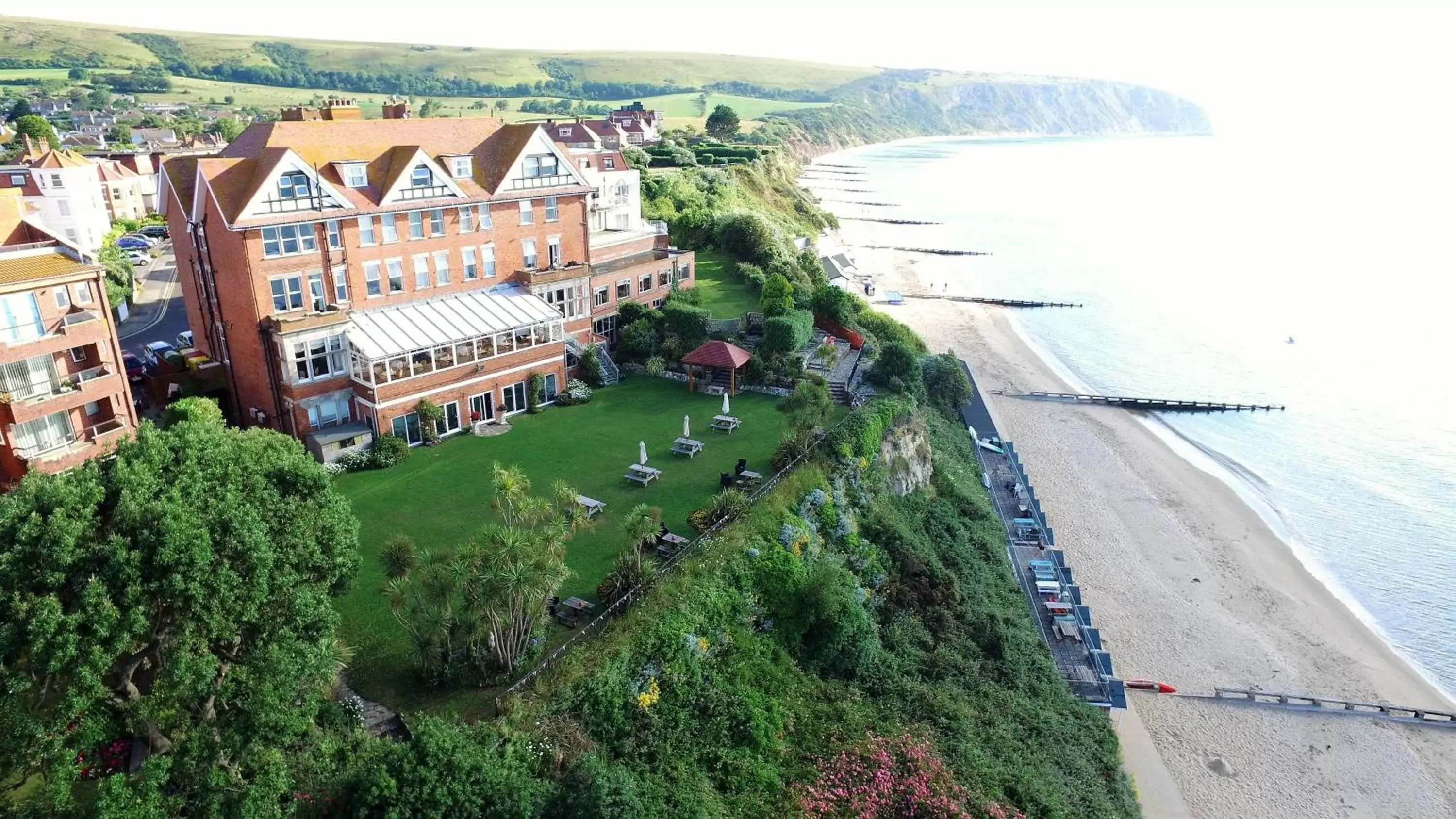 Sea view, Bird's-eye View in Grand Hotel Swanage