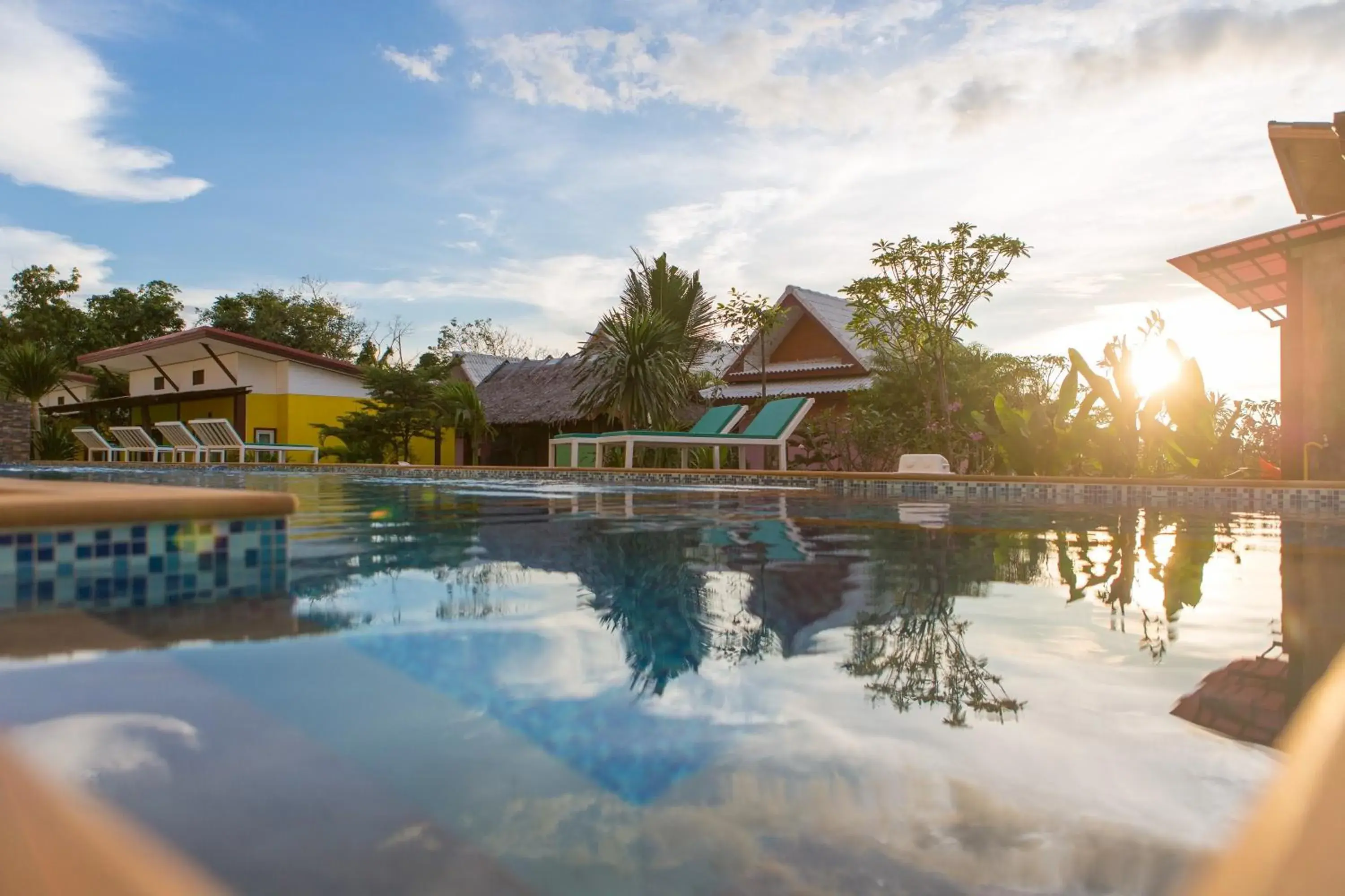 Swimming Pool in Pinky Bungalow Resort - SHA Extra Plus