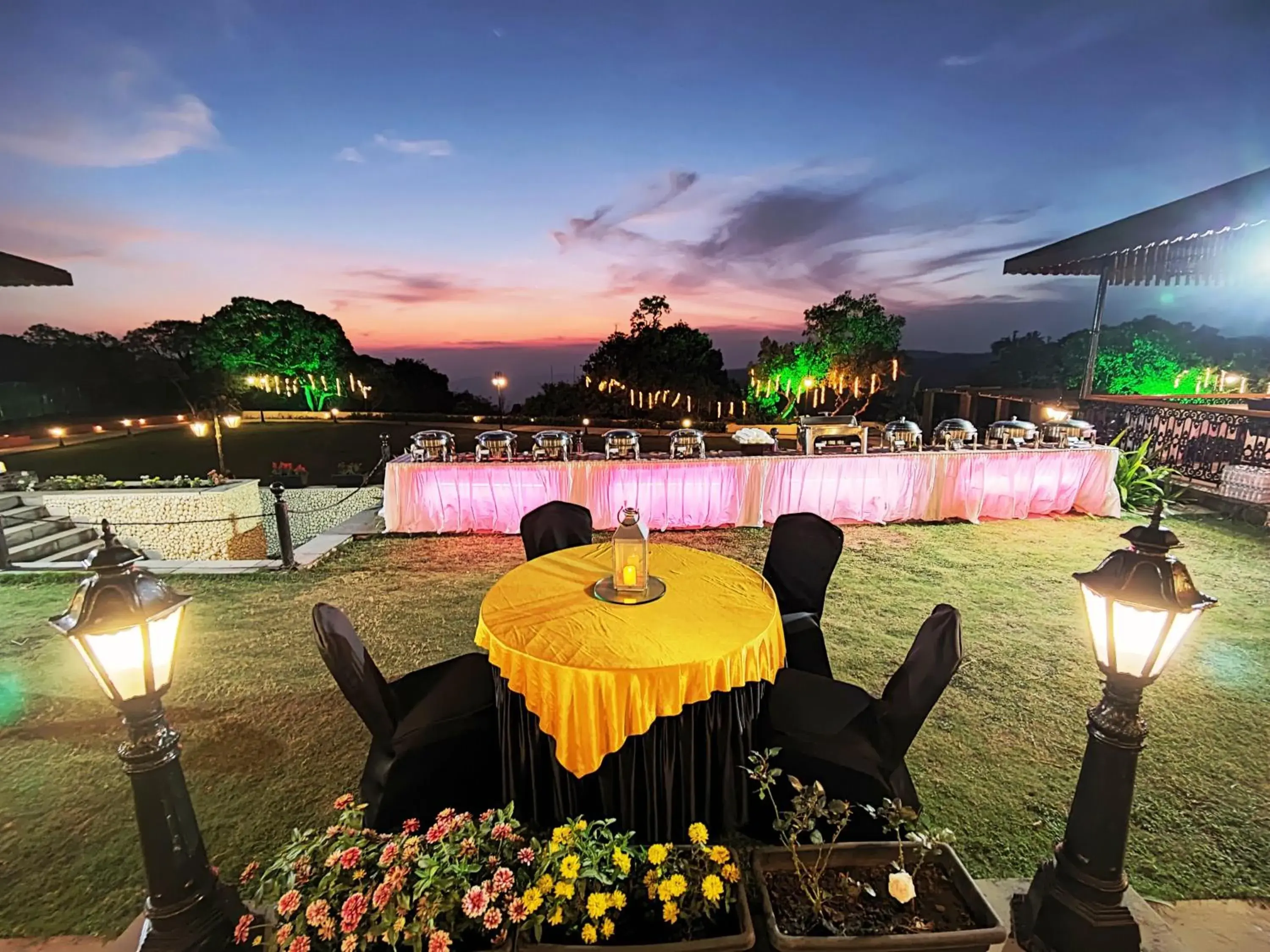 Inner courtyard view, Banquet Facilities in Regenta MPG Club Mahabaleshwar
