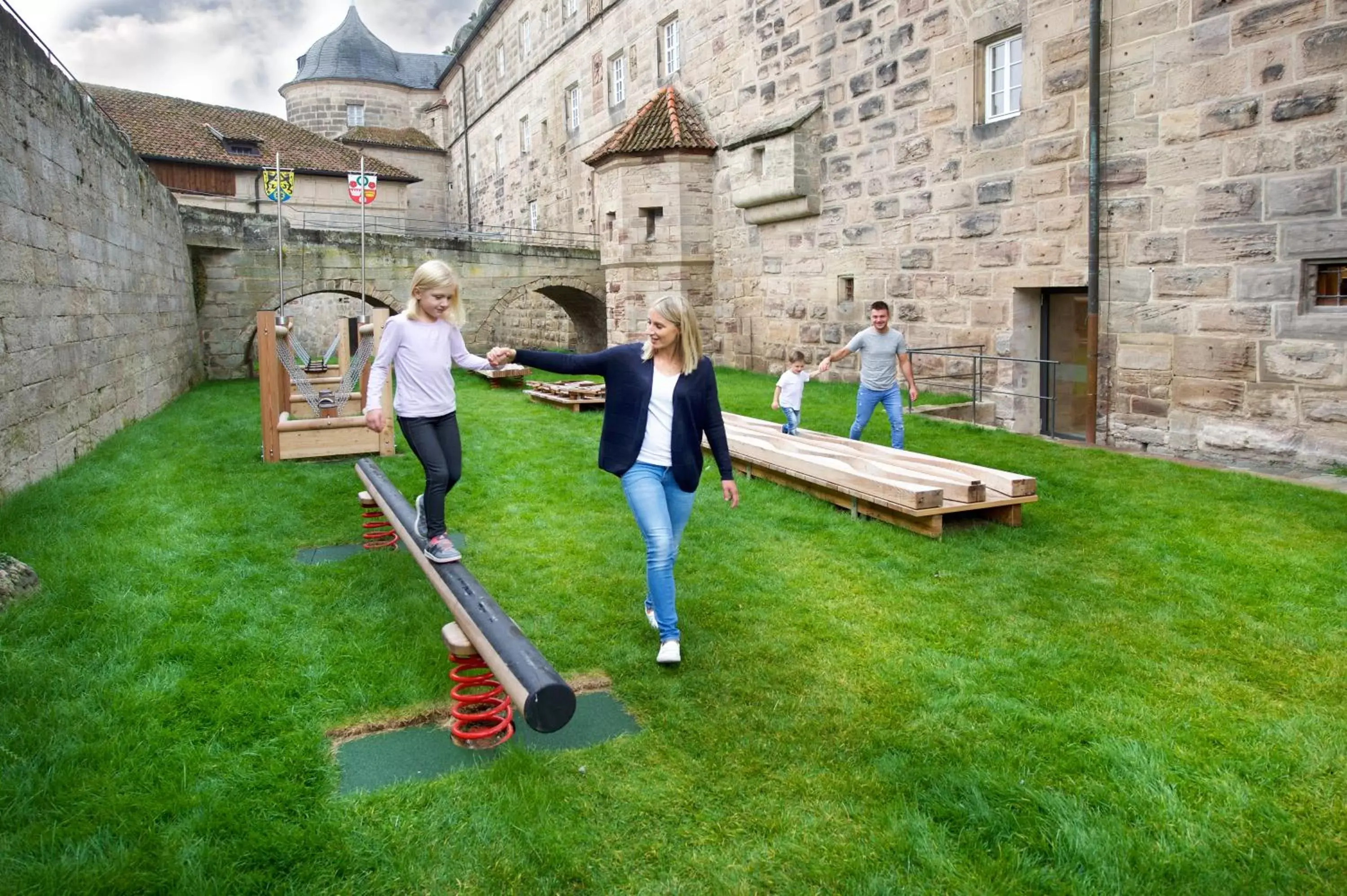 Children play ground in JUFA Hotel Kronach – Festung Rosenberg