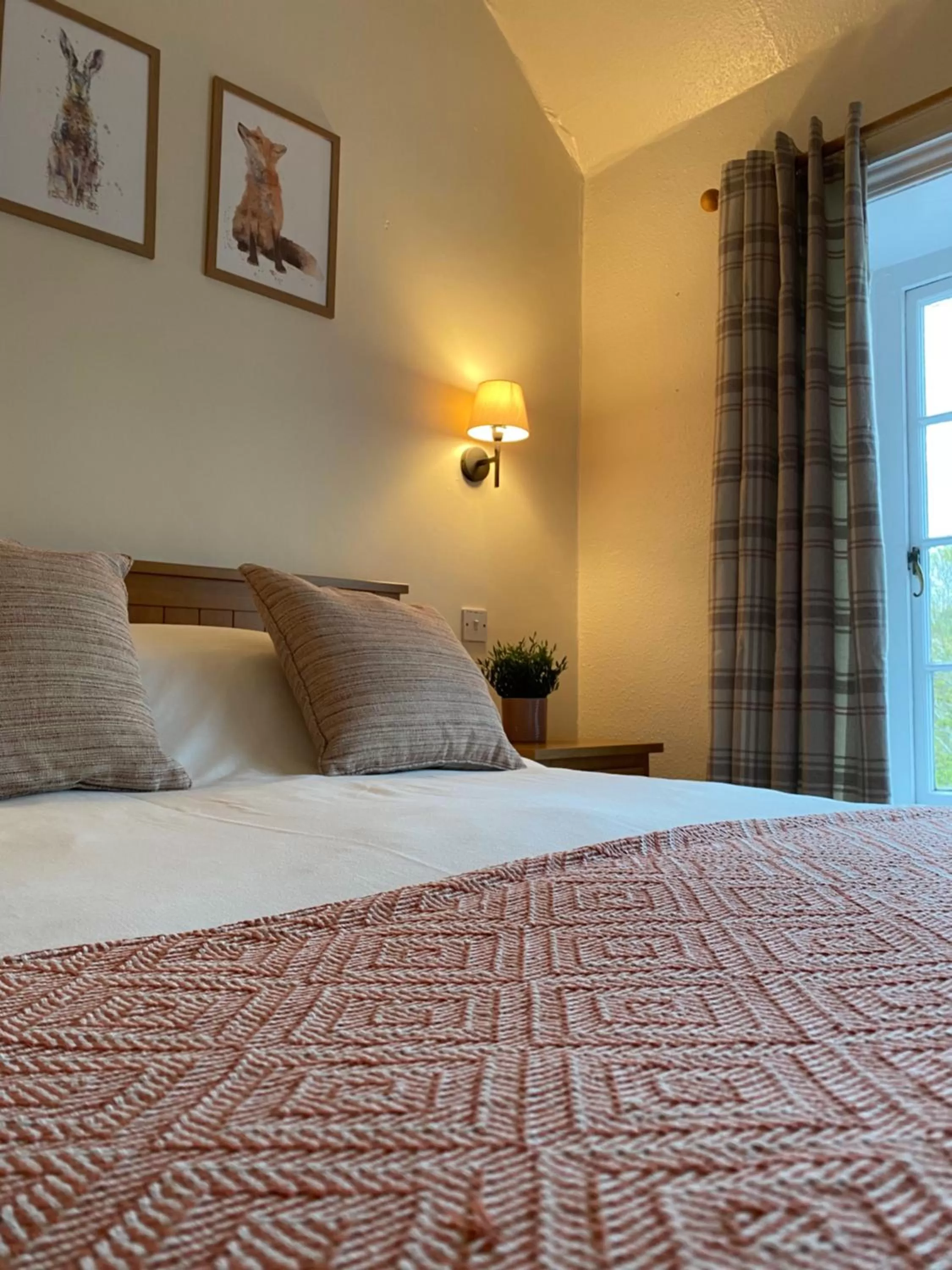 Bed in The Talbot at Knightwick