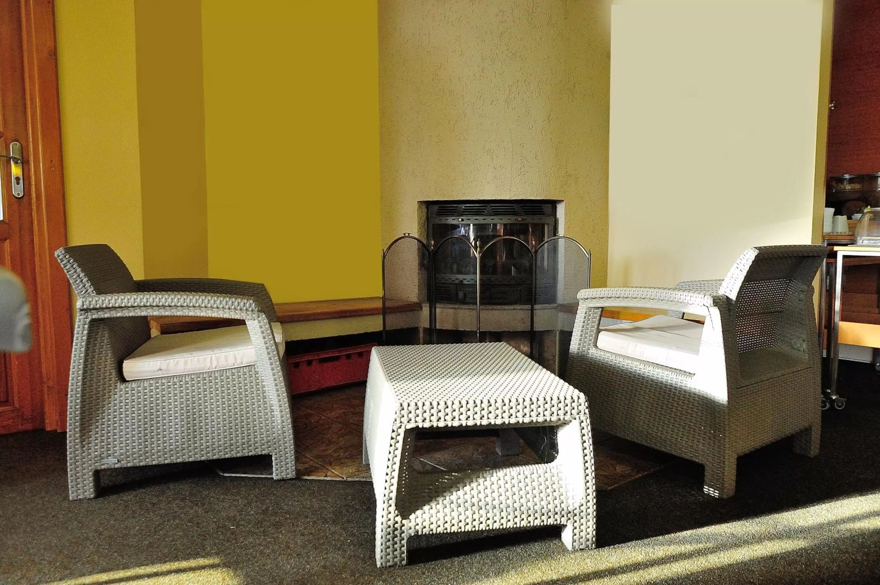 Seating area in Hotel Aldo