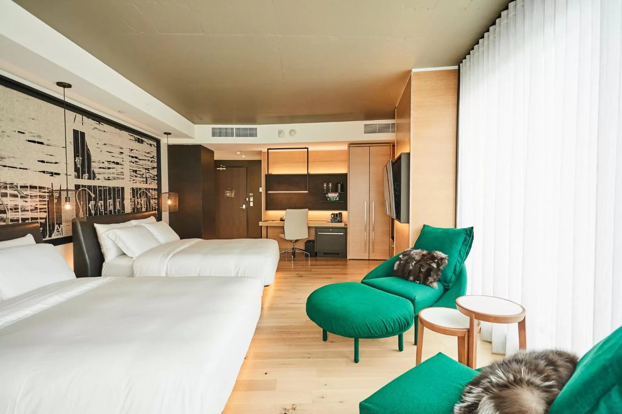 Bed in Le Germain Hotel Ottawa