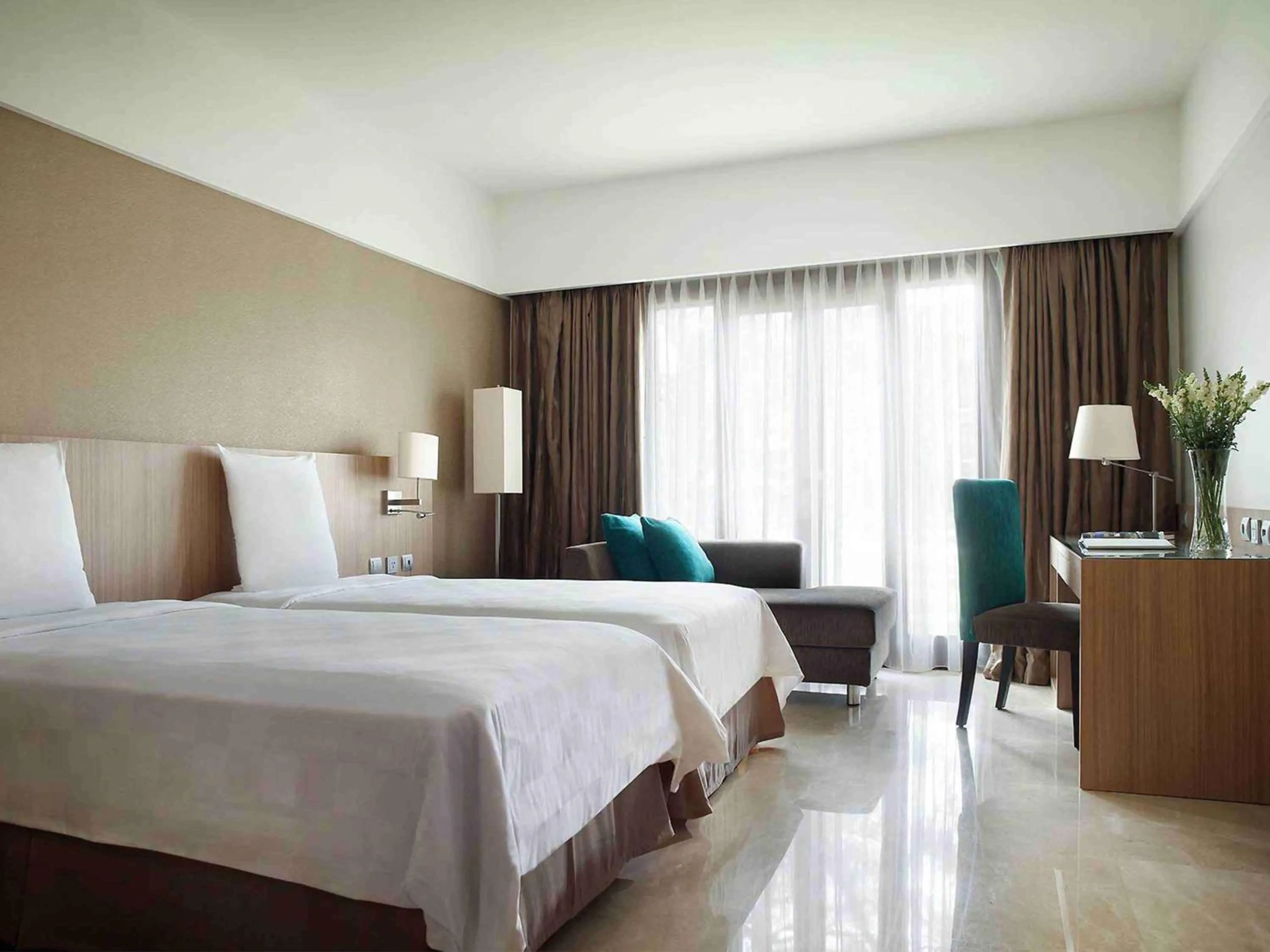 Photo of the whole room, Bed in Novotel Surabaya Hotel