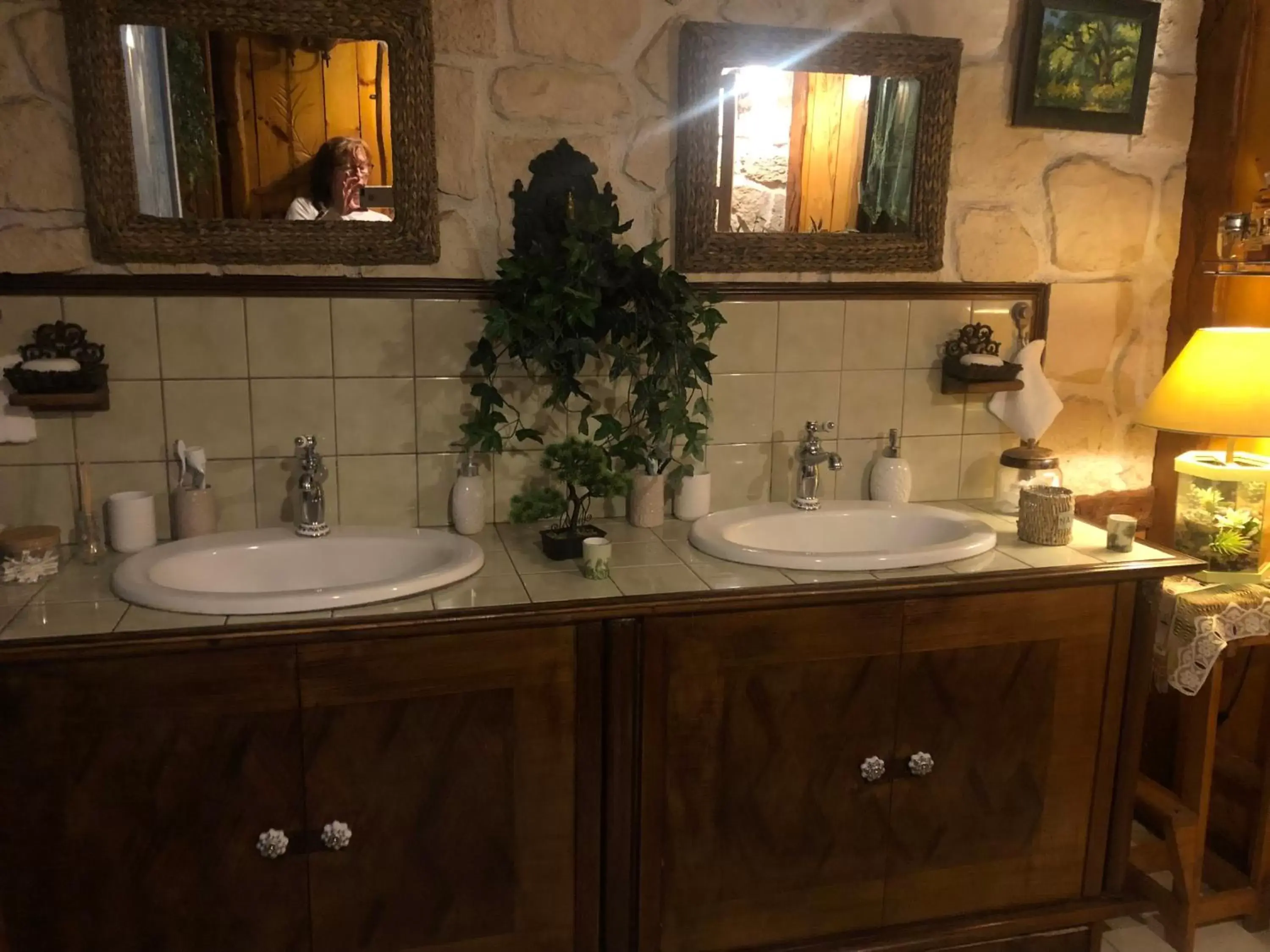 Bathroom in Chambre d'hôte txaleta (le Chalet)